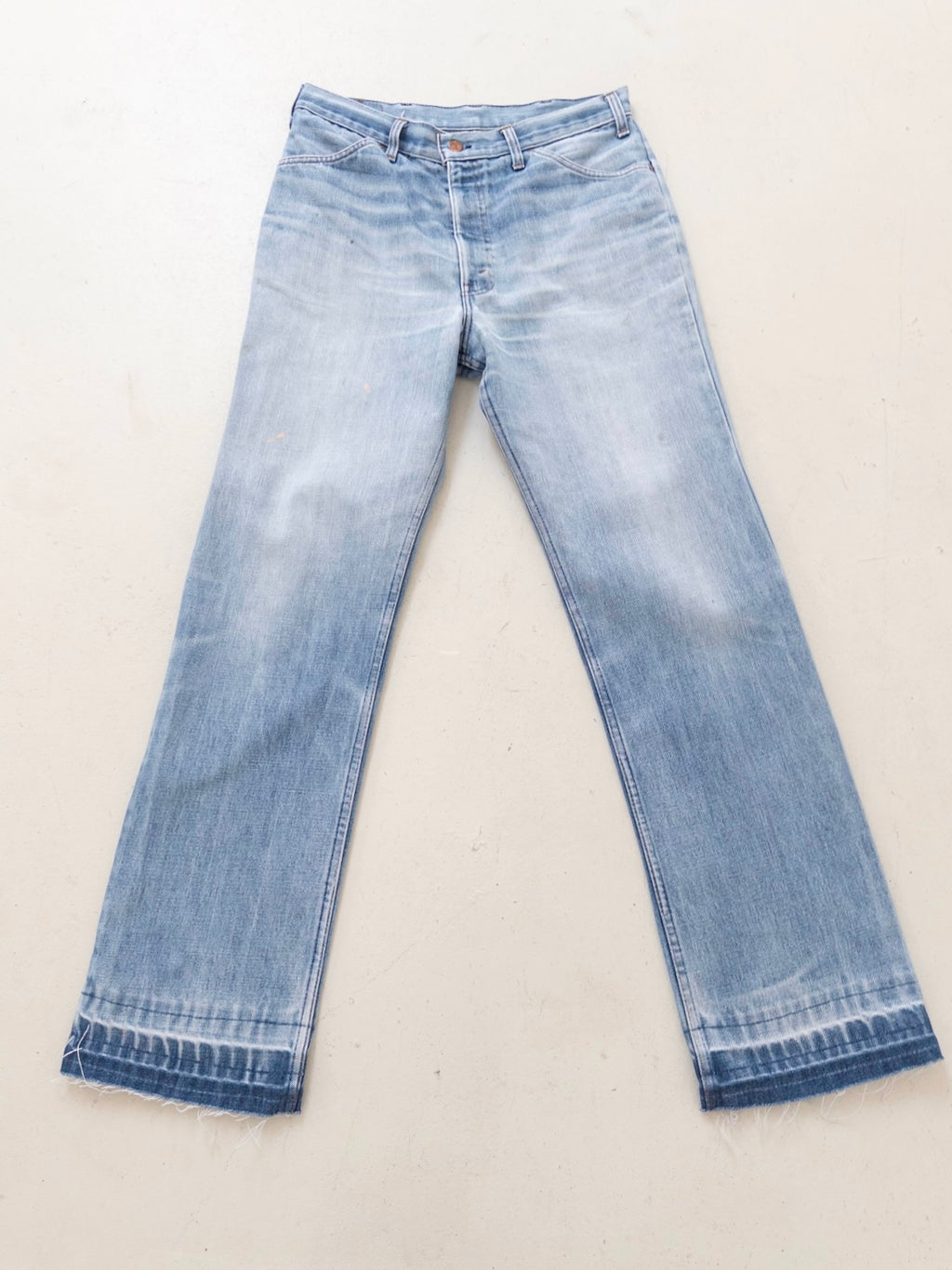 W31 -32 L36 Levis Cigarette Jeans 70s Vintage Made in Belgium