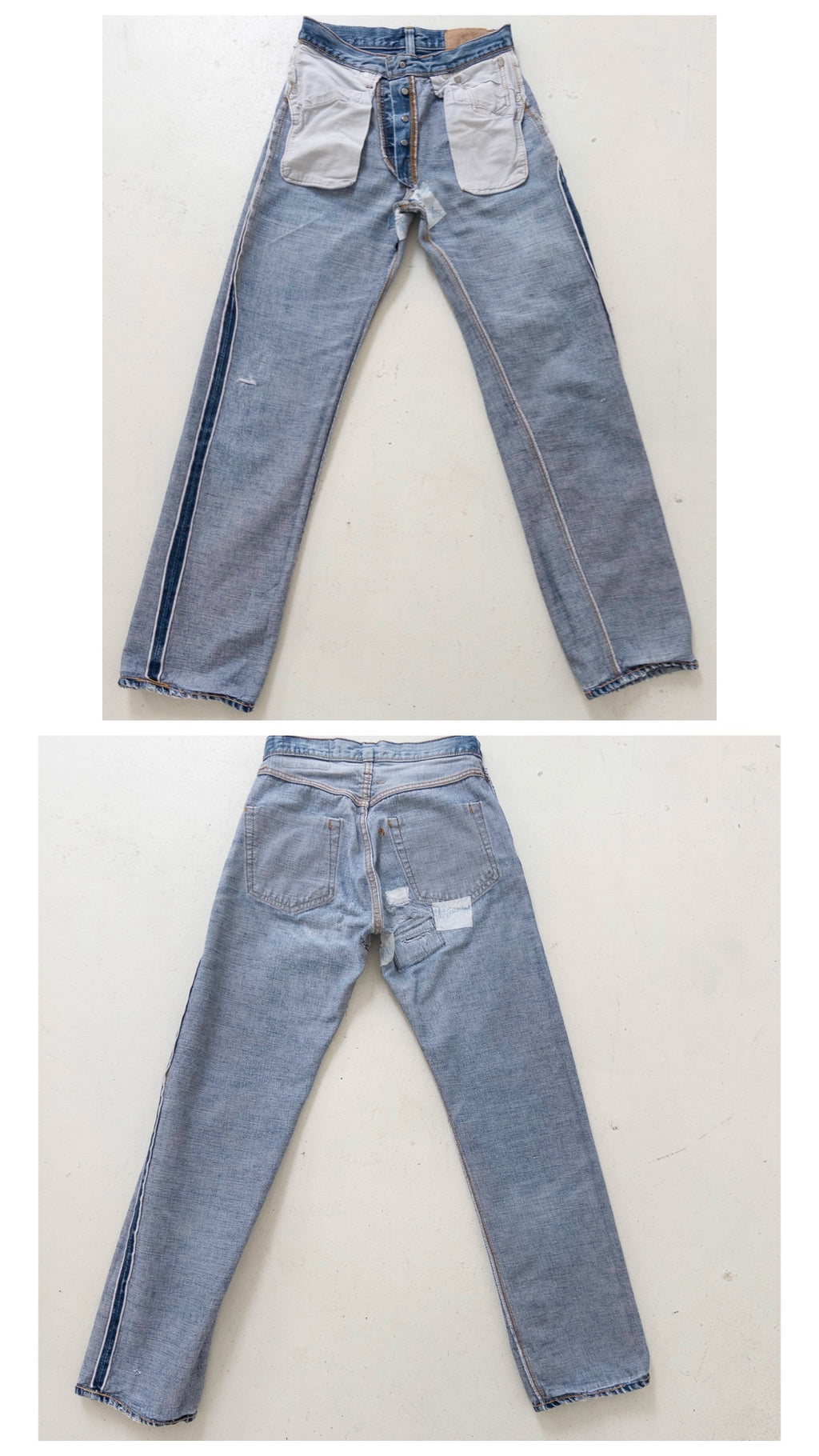 W24 - 25 Levis 501 Selvedge 70s Vintage Made in USA