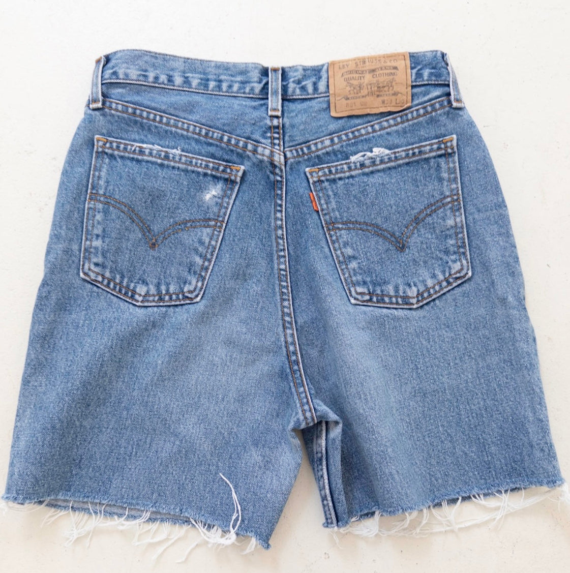 W29 -30 Levis 881 Boyfriend Shorts| Cutoffs | 90s Vintage Made in Belgium