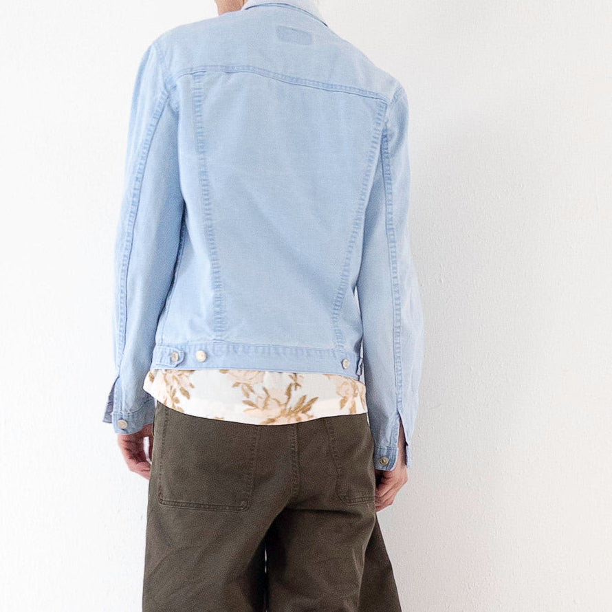 Gr. M Levis Jacke Babyblue 80s Vintage Made in France