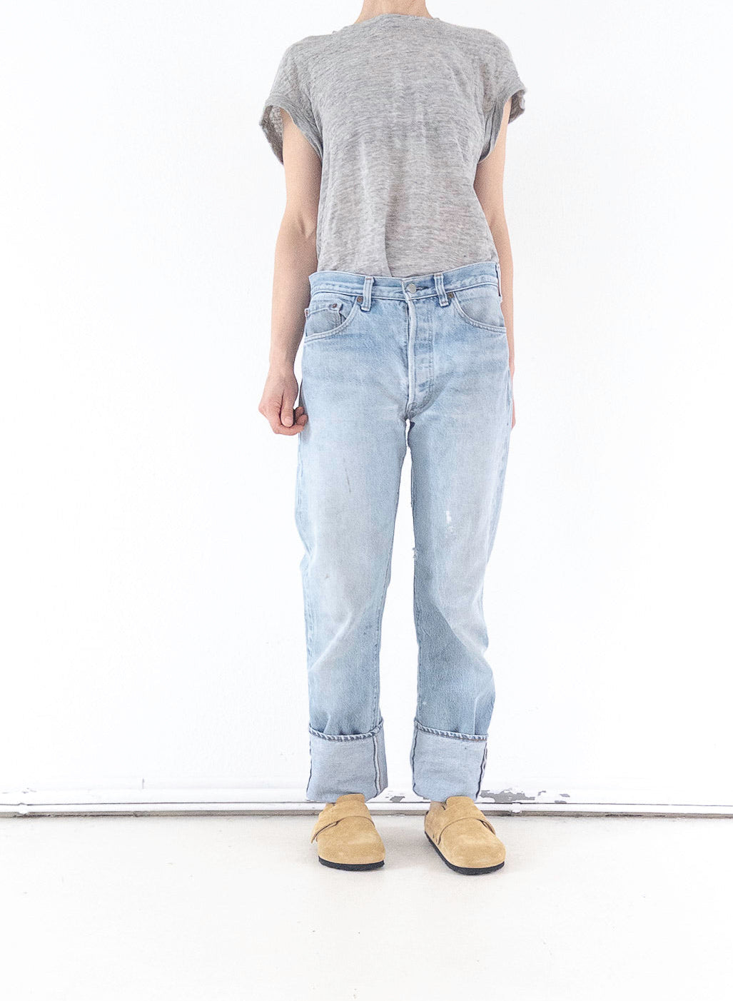 W32 L36 Levis 501 Selvedge Redline 80s Vintage Made in USA