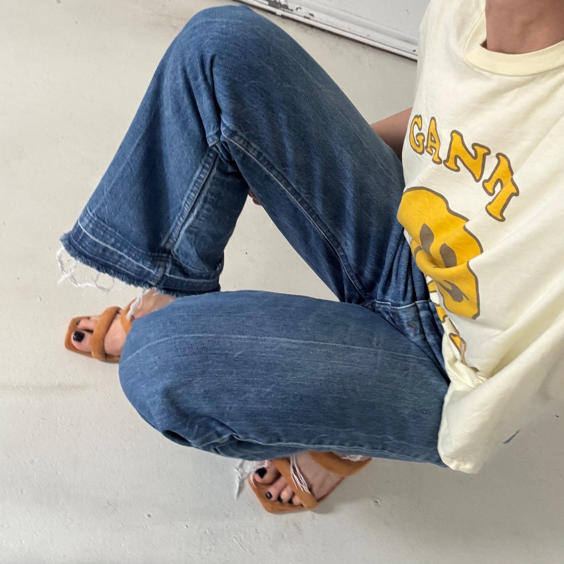 W31-32 L32 Levis 632 Flared Jeans 80s Vintage Made in Belgium