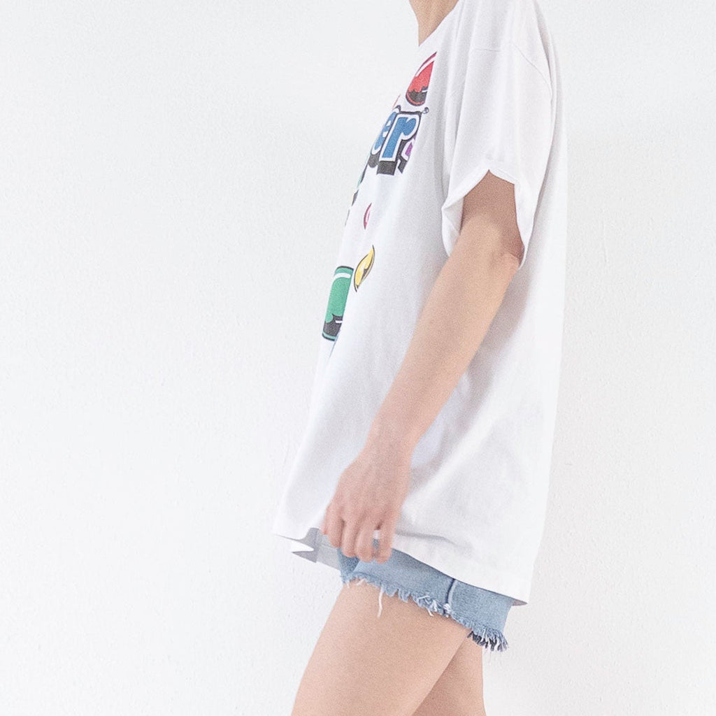 Gr. L T-Shirt Rainbow Whoppers Candy Graphic Single Stitch 90s Vintage Spoof Tee