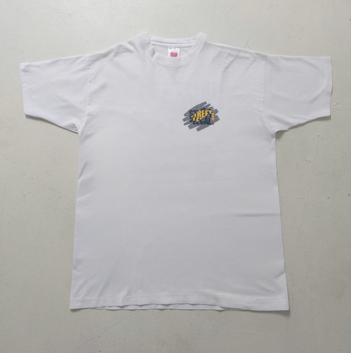 Gr. XL SS Sport Service Street Legal Drags Pomona Raceway T-Shirt – NHRA Graphic – 90s Vintage Made in USA