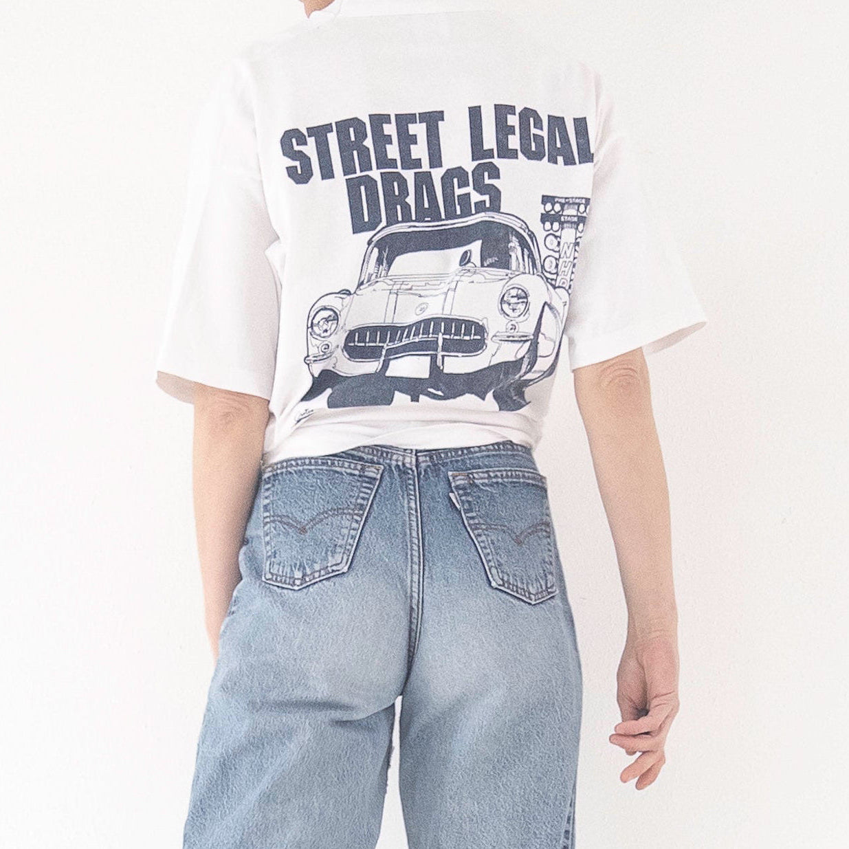 Gr. XL SS Sport Service Street Legal Drags Pomona Raceway T-Shirt – NHRA Graphic – 90s Vintage Made in USA