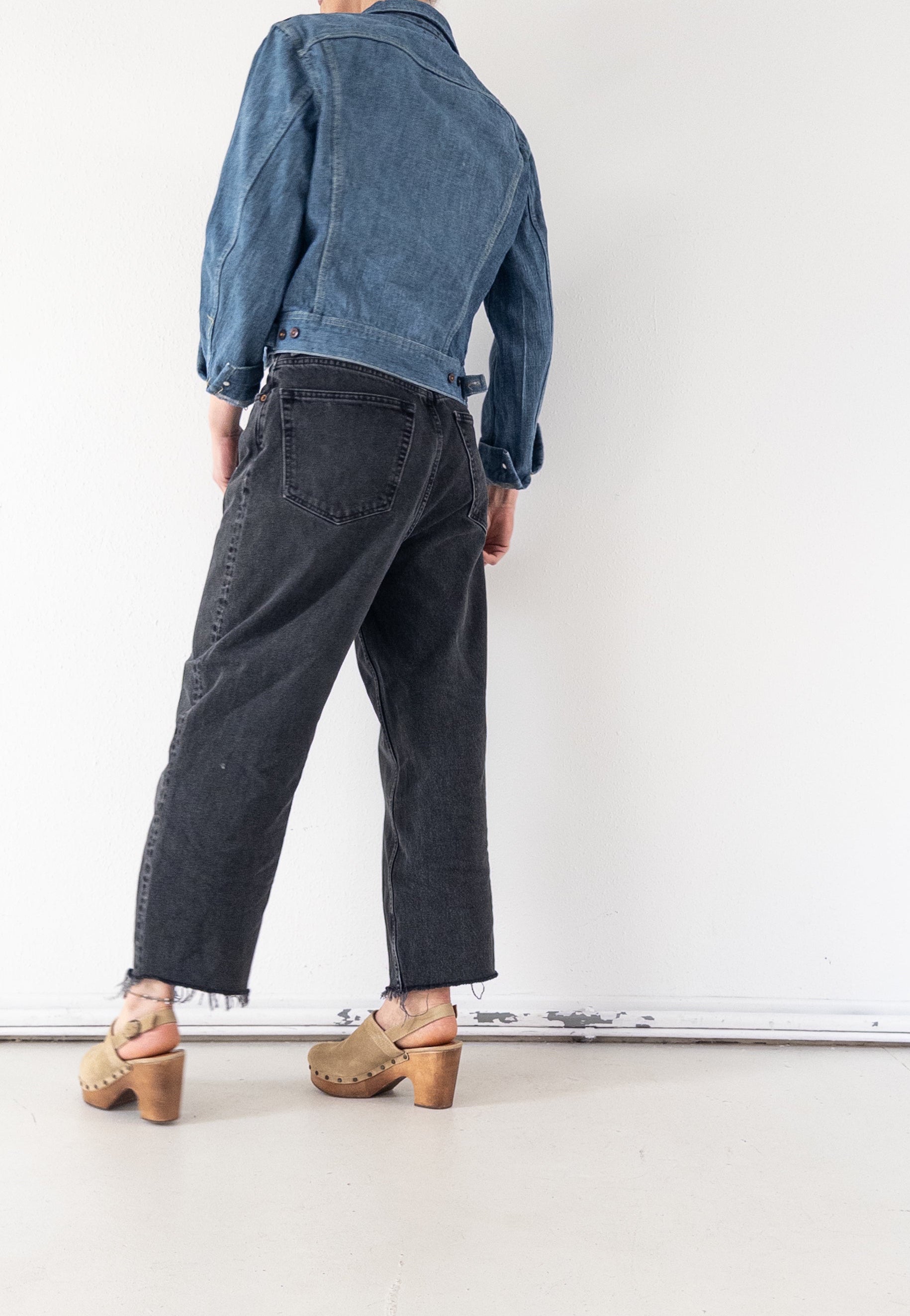 Gr. XS - S Lee Jeansjacke 70s Vintage Made in USA