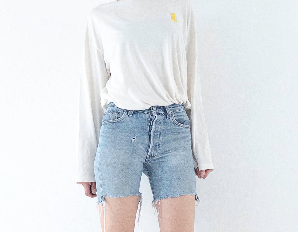 W25 - 26 Levis 501 Shorts| Cutoffs | 80s Vintage Made in USA