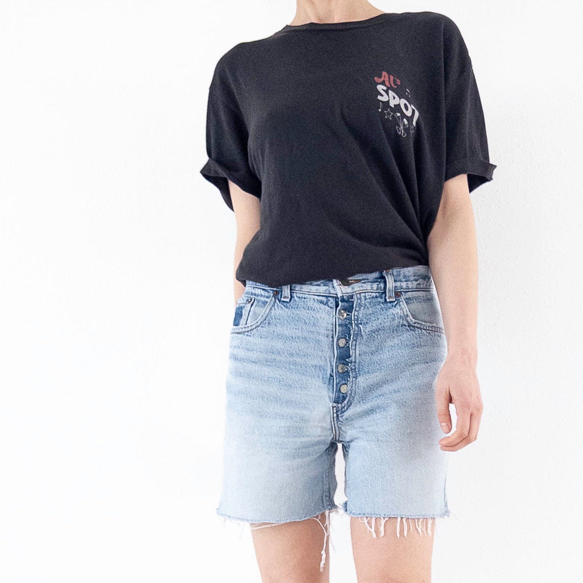 W29 - 30 Levis Shorts 80s Vintage Made in Belgium Reworked Cutoffs