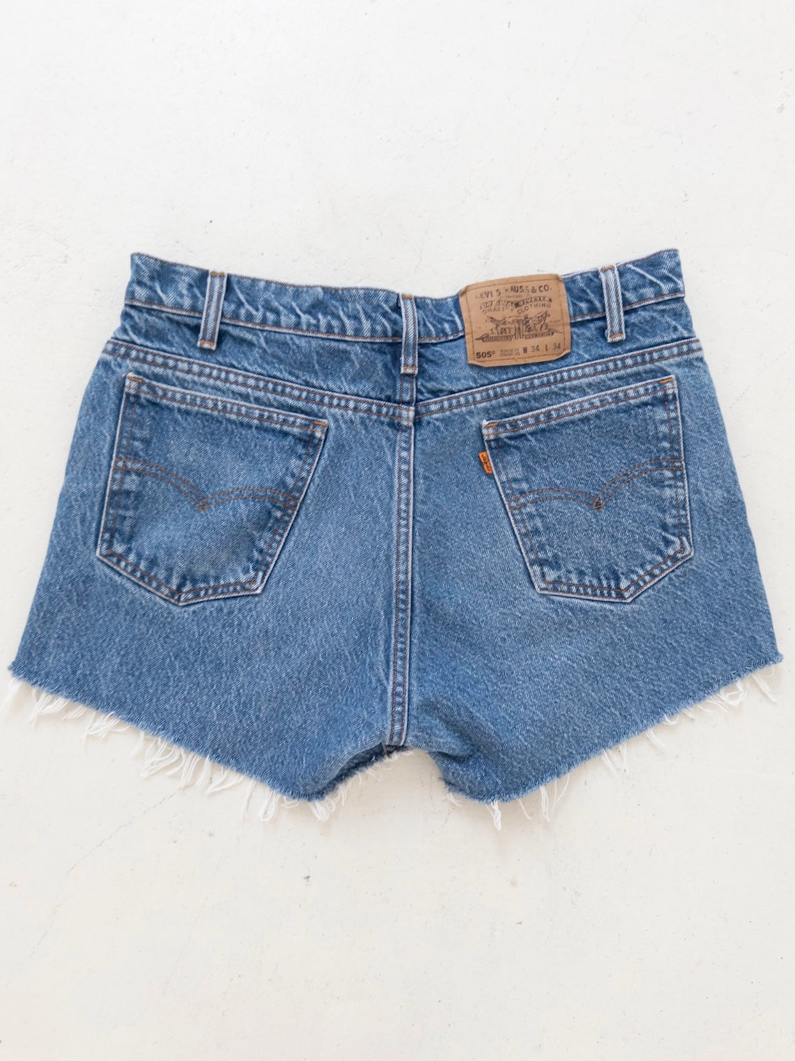W33 Levis 505 Shorts 90s Vintage Cutoffs