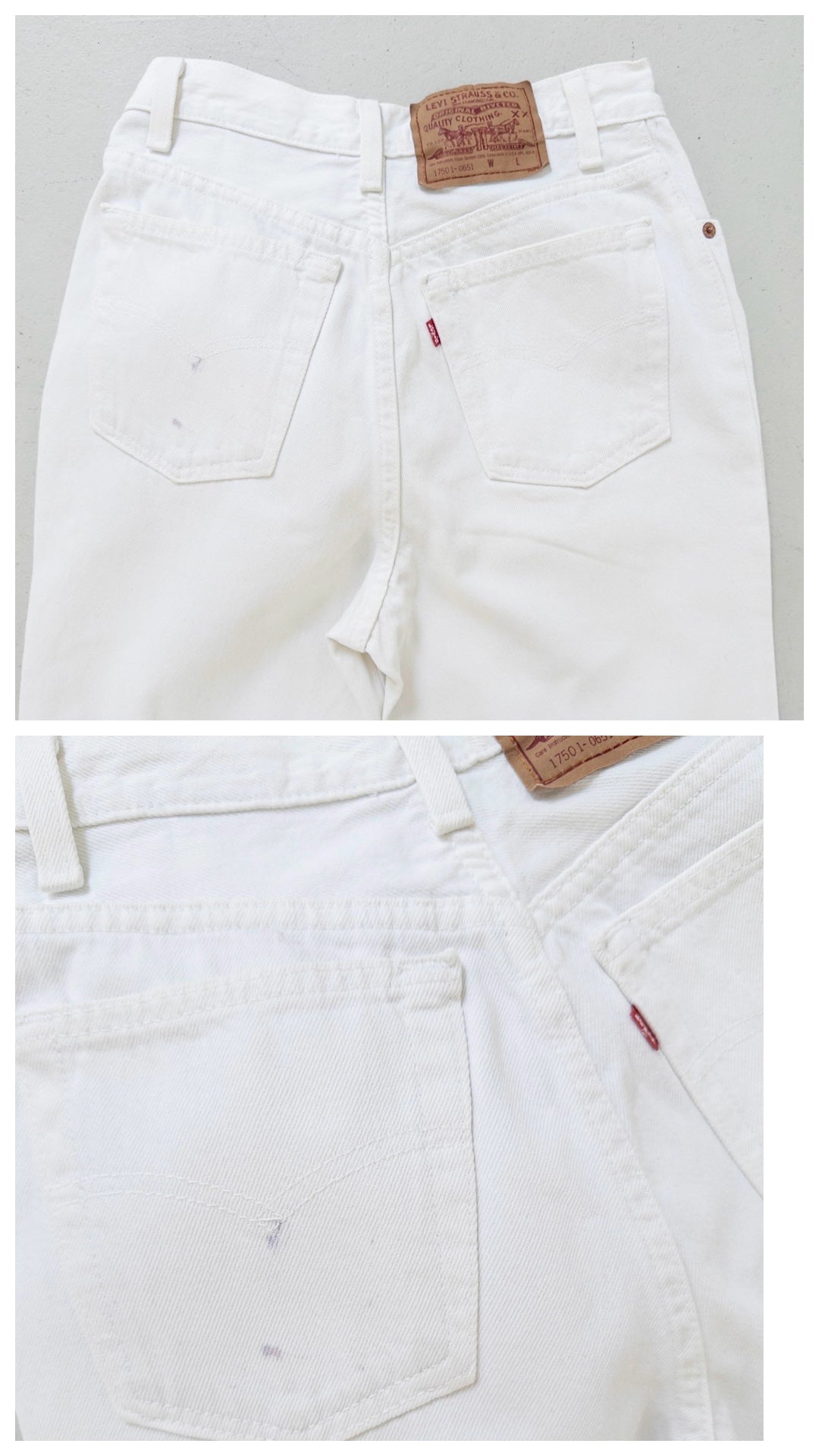 W26 -27 L36 Levis 501 90s Vintage Made in USA