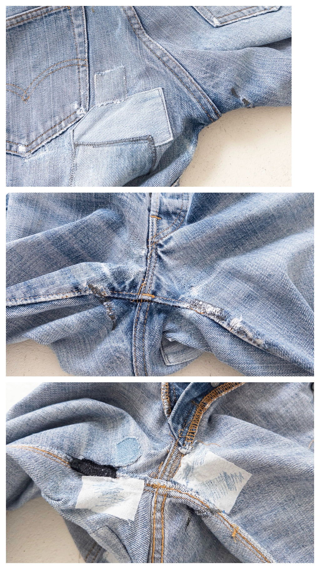 W24 - 25 Levis 501 Selvedge 70s Vintage Made in USA