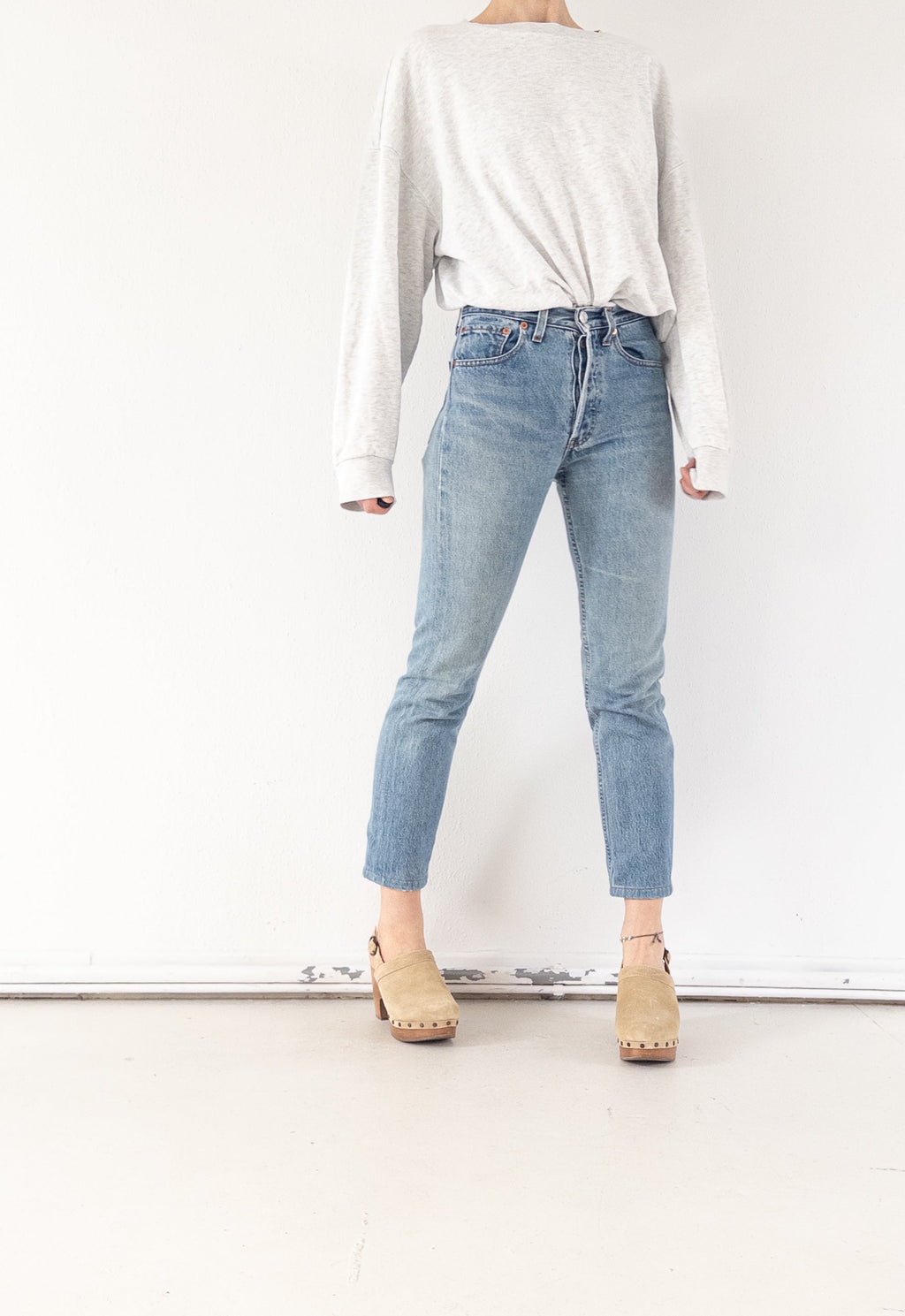 Gr. 25 Levis 501 90s Vintage Made in Poland Reworked