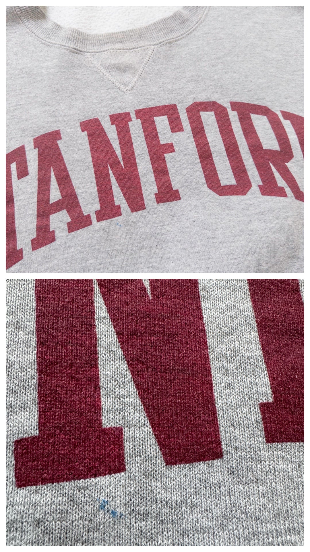 Gr.XL Russell Athletic Stanford Sweater 90s Vintage Made in USA