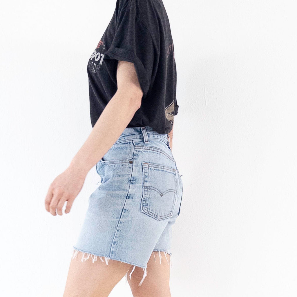 W29 - 30 Levis Shorts 80s Vintage Made in Belgium Reworked Cutoffs