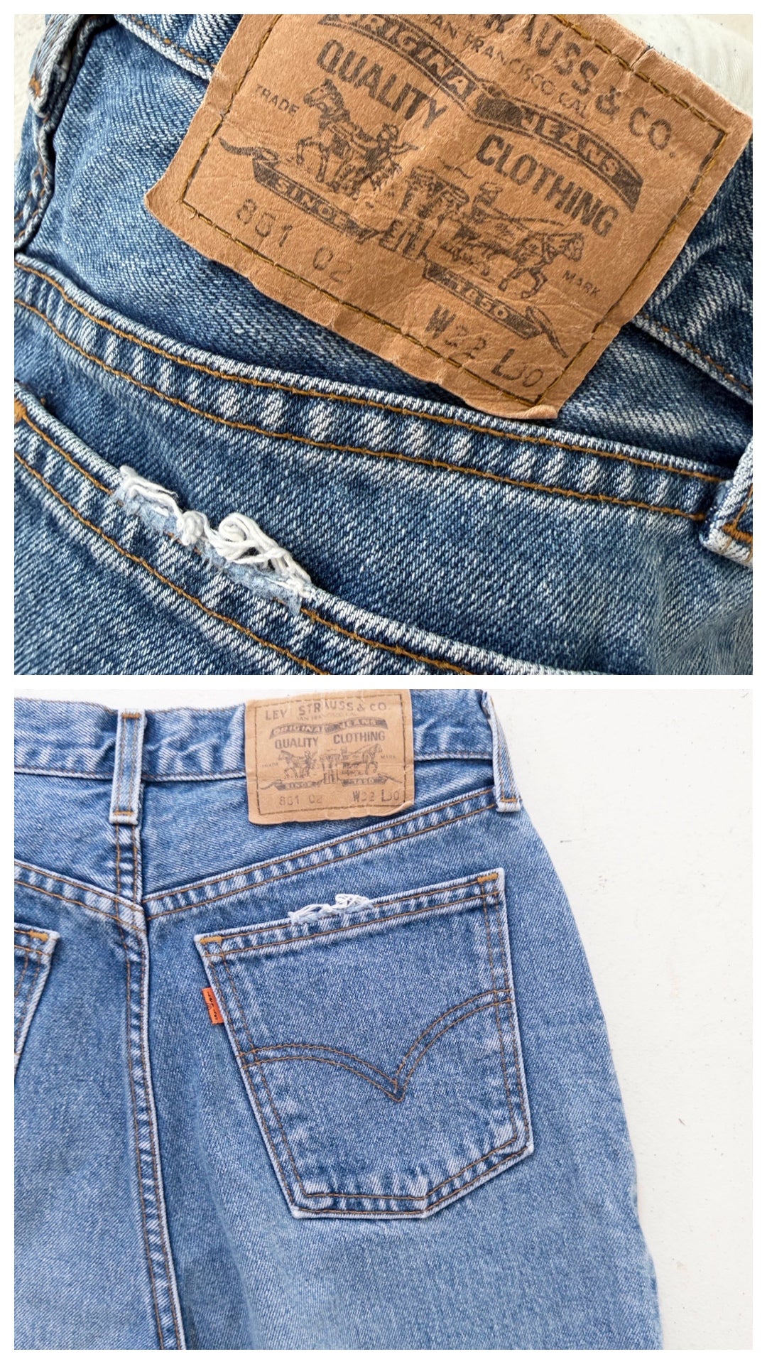 W29 -30 Levis 881 Boyfriend Shorts| Cutoffs | 90s Vintage Made in Belgium