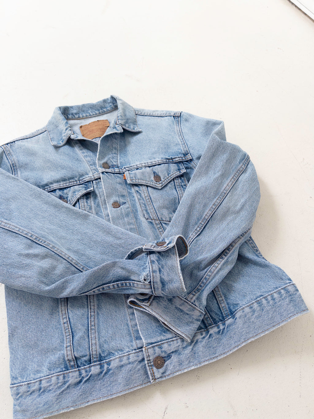 Gr. M Levis 505 Trucker Jacket 80s Vintage Made in Croatia