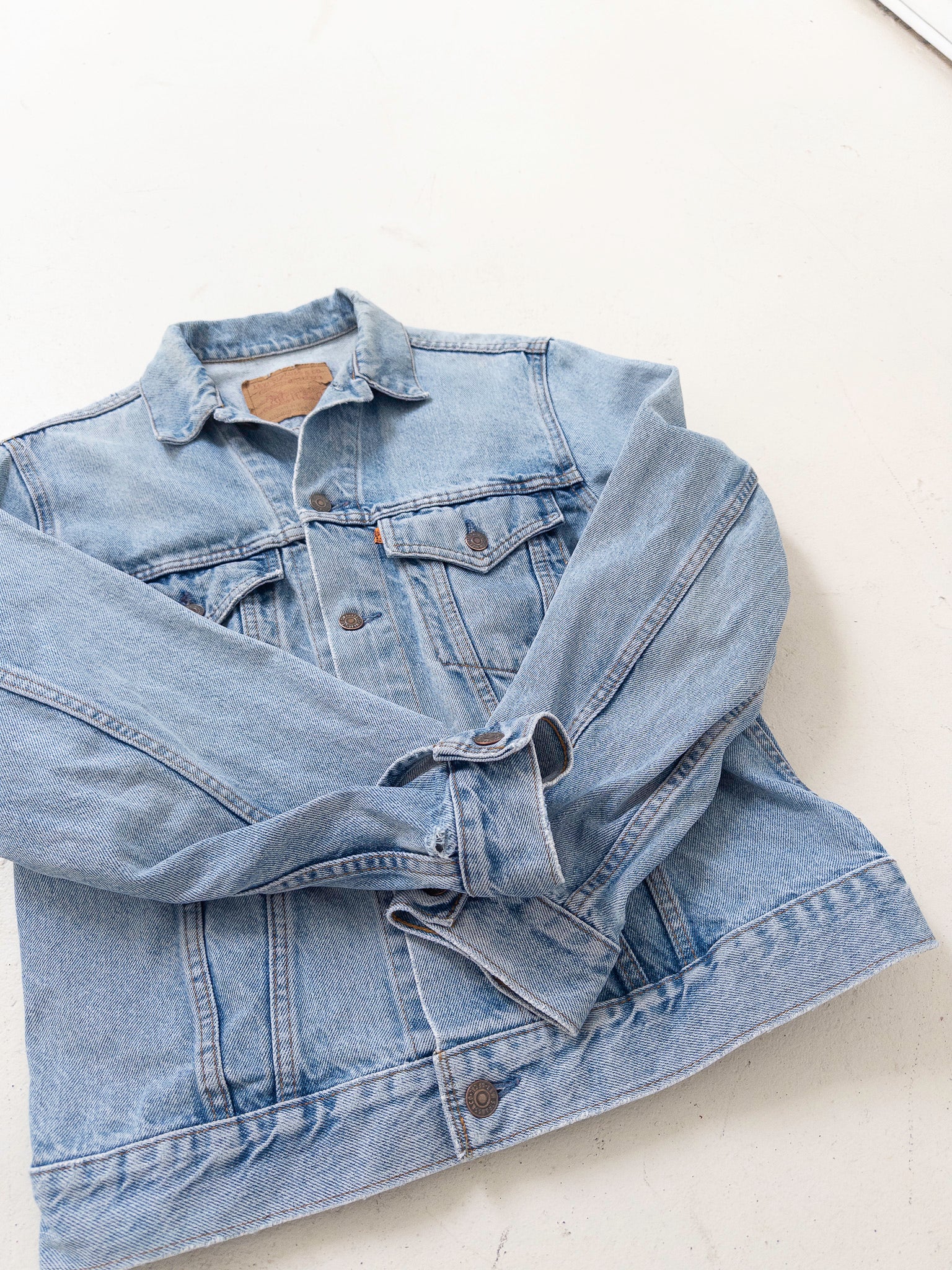 Gr. M Levis 505 Trucker Jacket 80s Vintage Made in Croatia