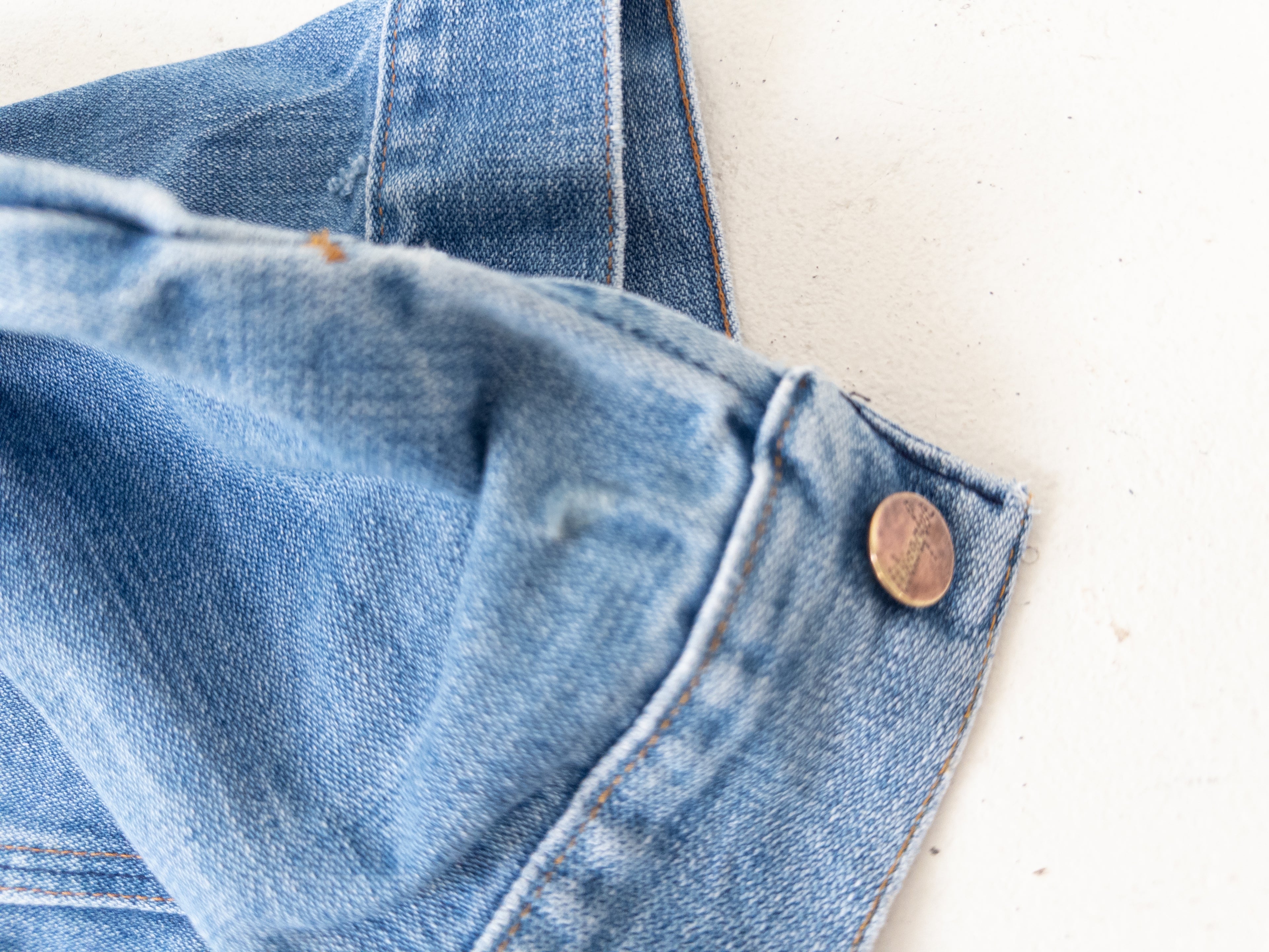 Gr. XXS - XS Wrangler Jeansjacke 70s Vintage Made in USA