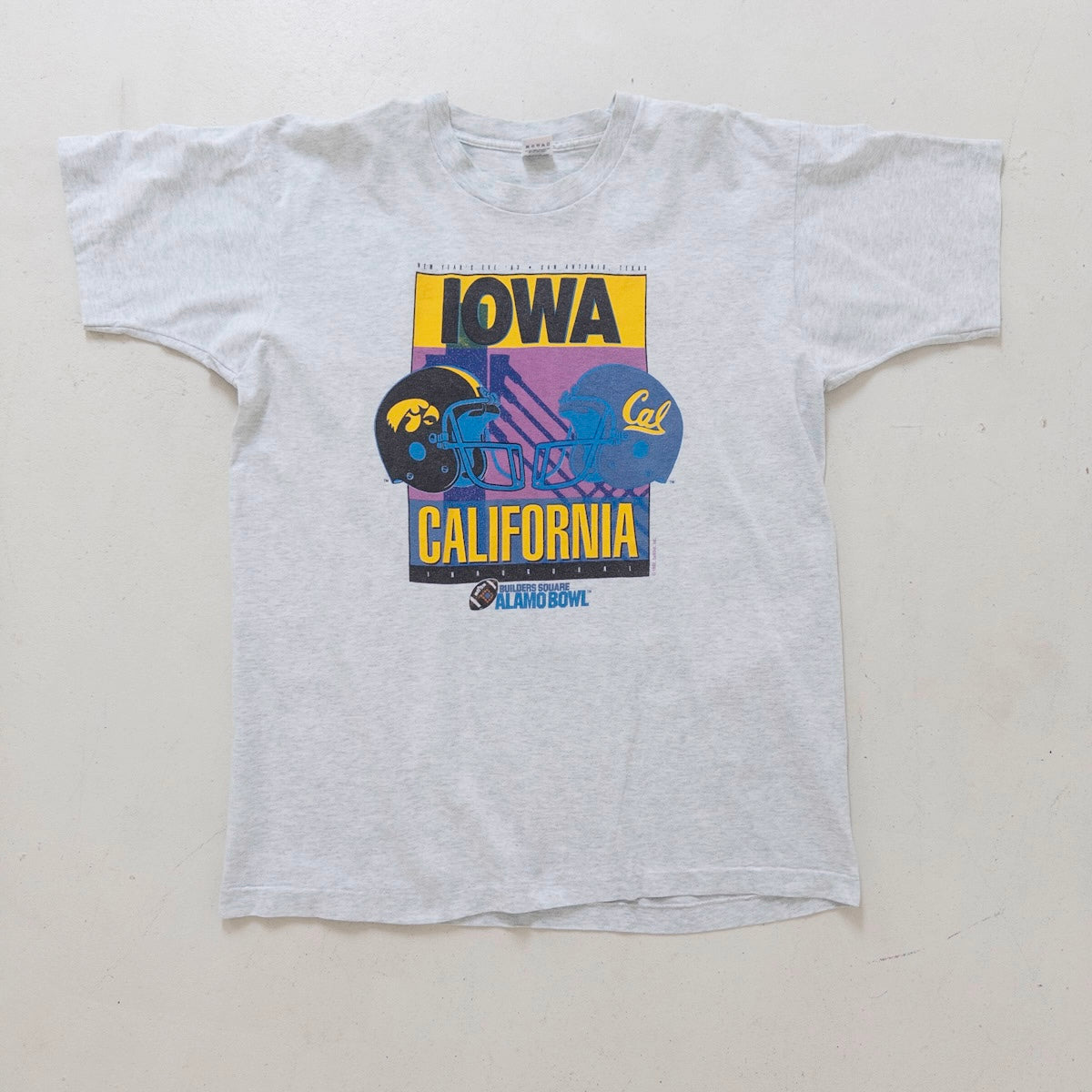 Gr. XL Fruit of the Loom T-Shirt Single Stitch College Football Alamo Bowl 1993 90s Vintage Made in USA