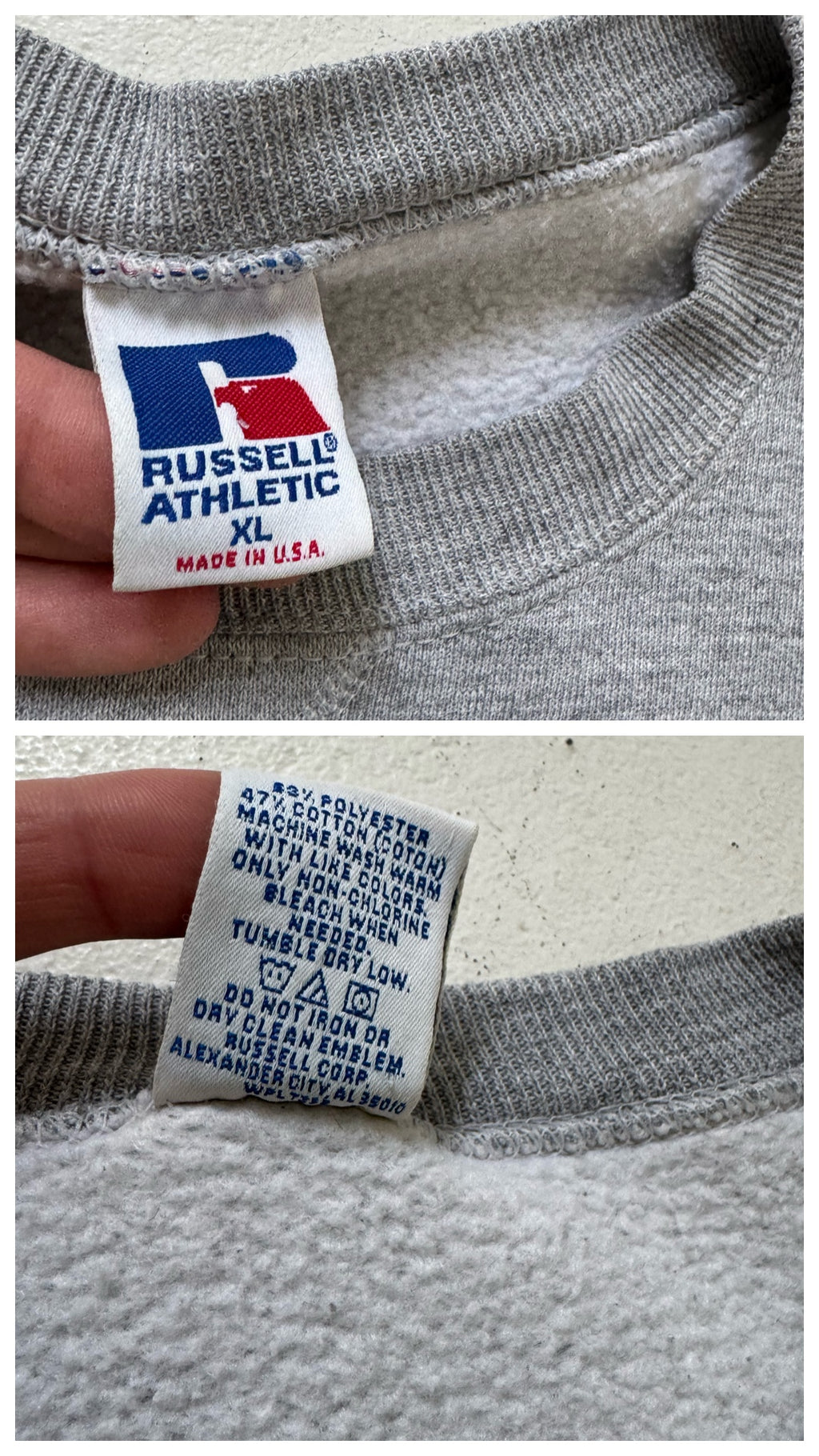 Gr.XL Russell Athletic Stanford Sweater 90s Vintage Made in USA