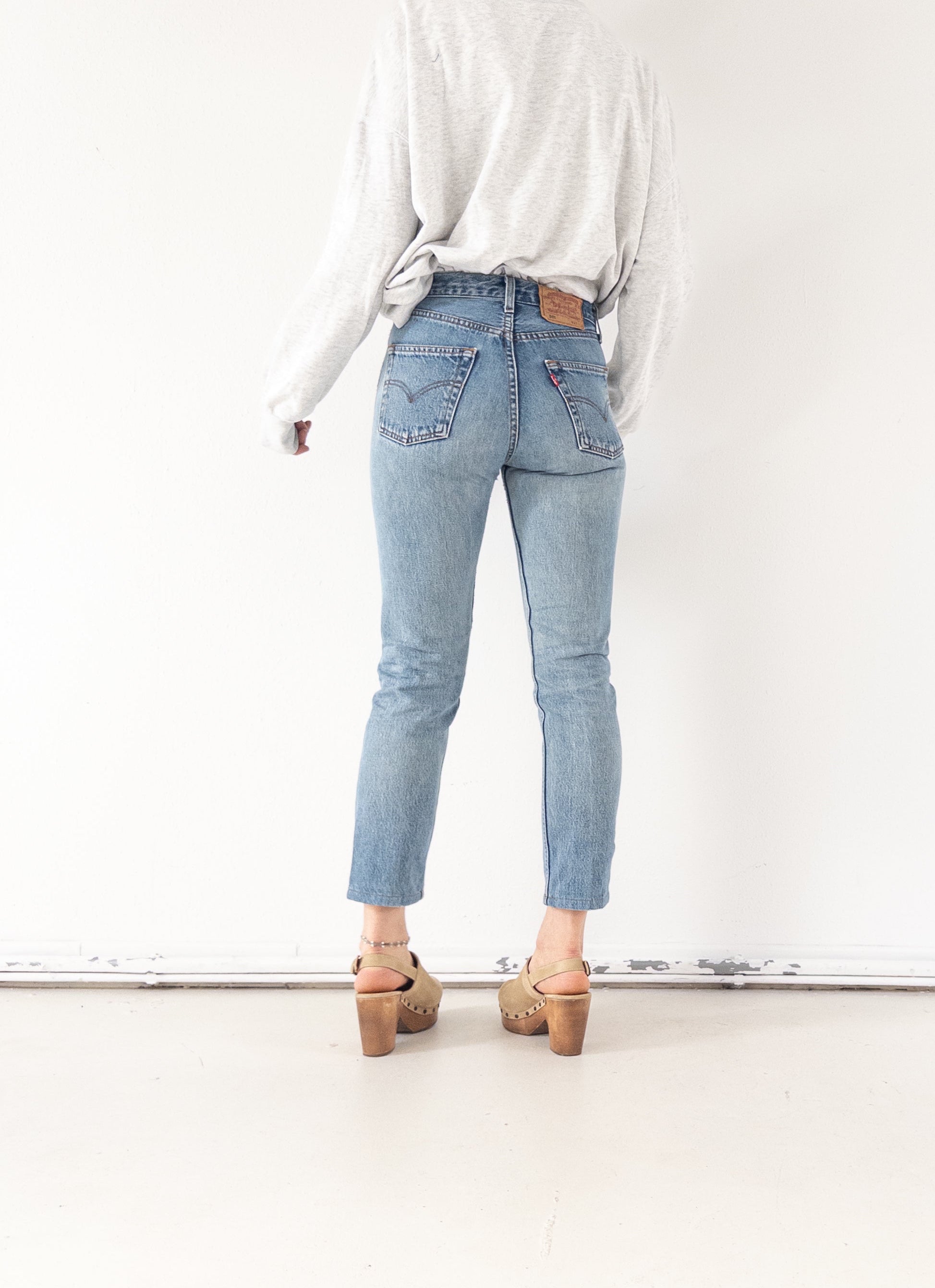 Gr. 25 Levis 501 90s Vintage Made in Poland Reworked