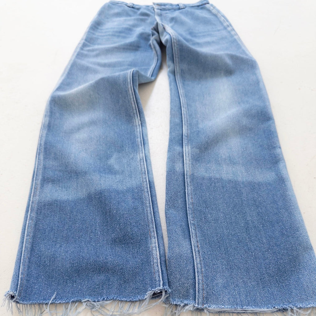 W26 - 27 L30 Levis Cropped Schlaghose 70s Vintage Made in USA