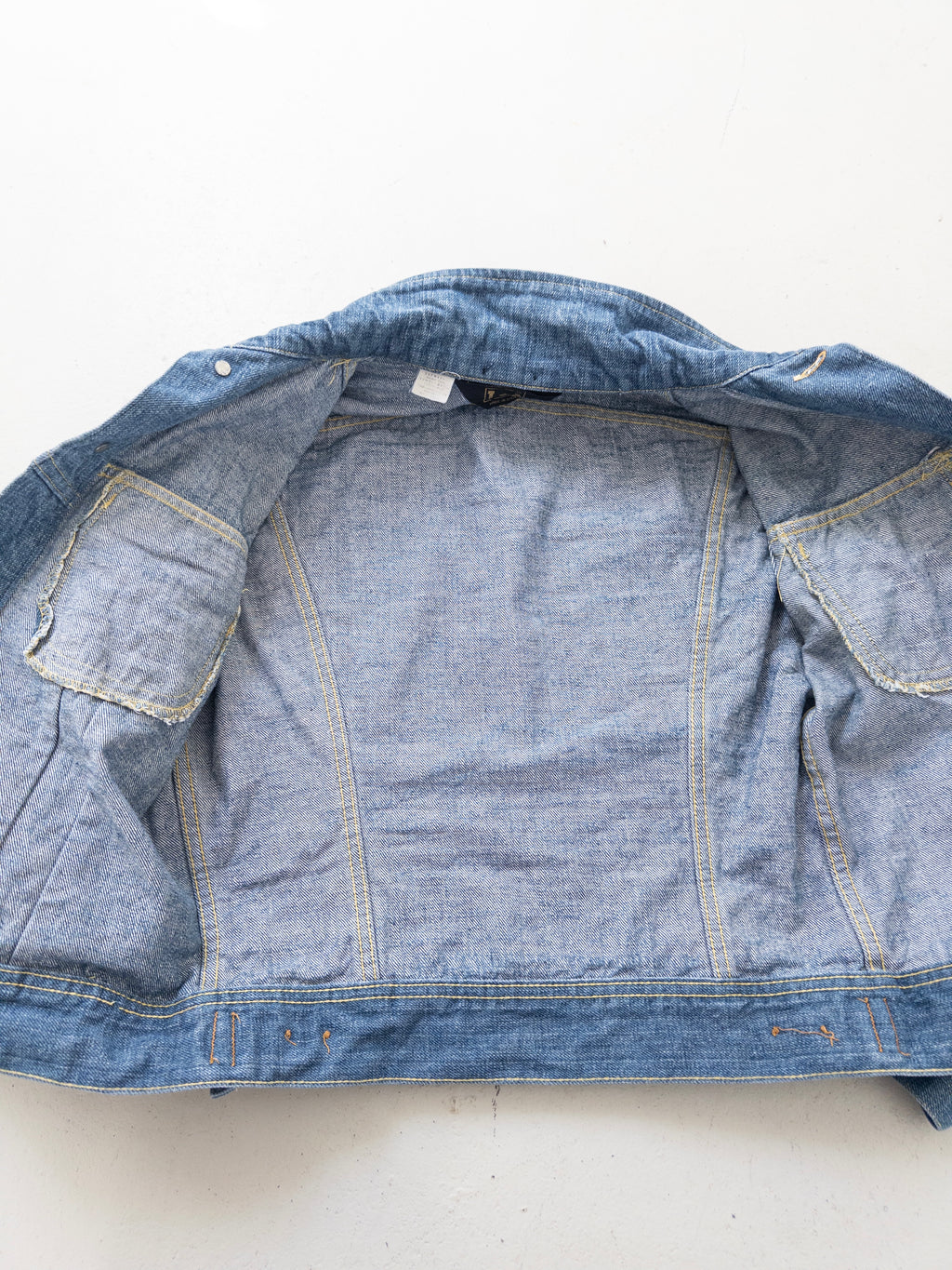 Gr. XS - S Lee Jeansjacke 70s Vintage Made in USA