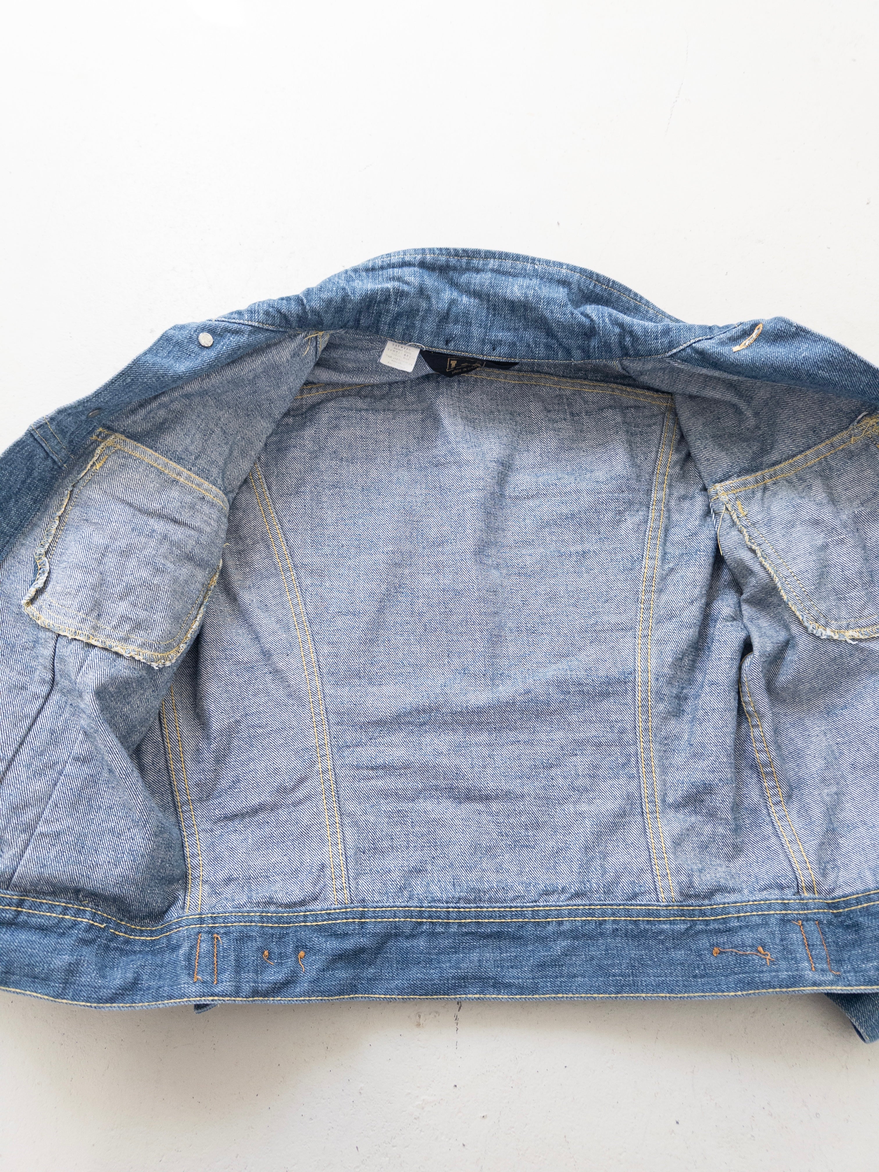 Gr. XS - S Lee Jeansjacke 70s Vintage Made in USA
