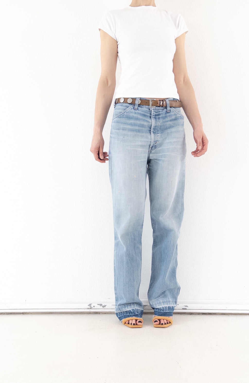 W31 -32 L36 Levis Cigarette Jeans 70s Vintage Made in Belgium