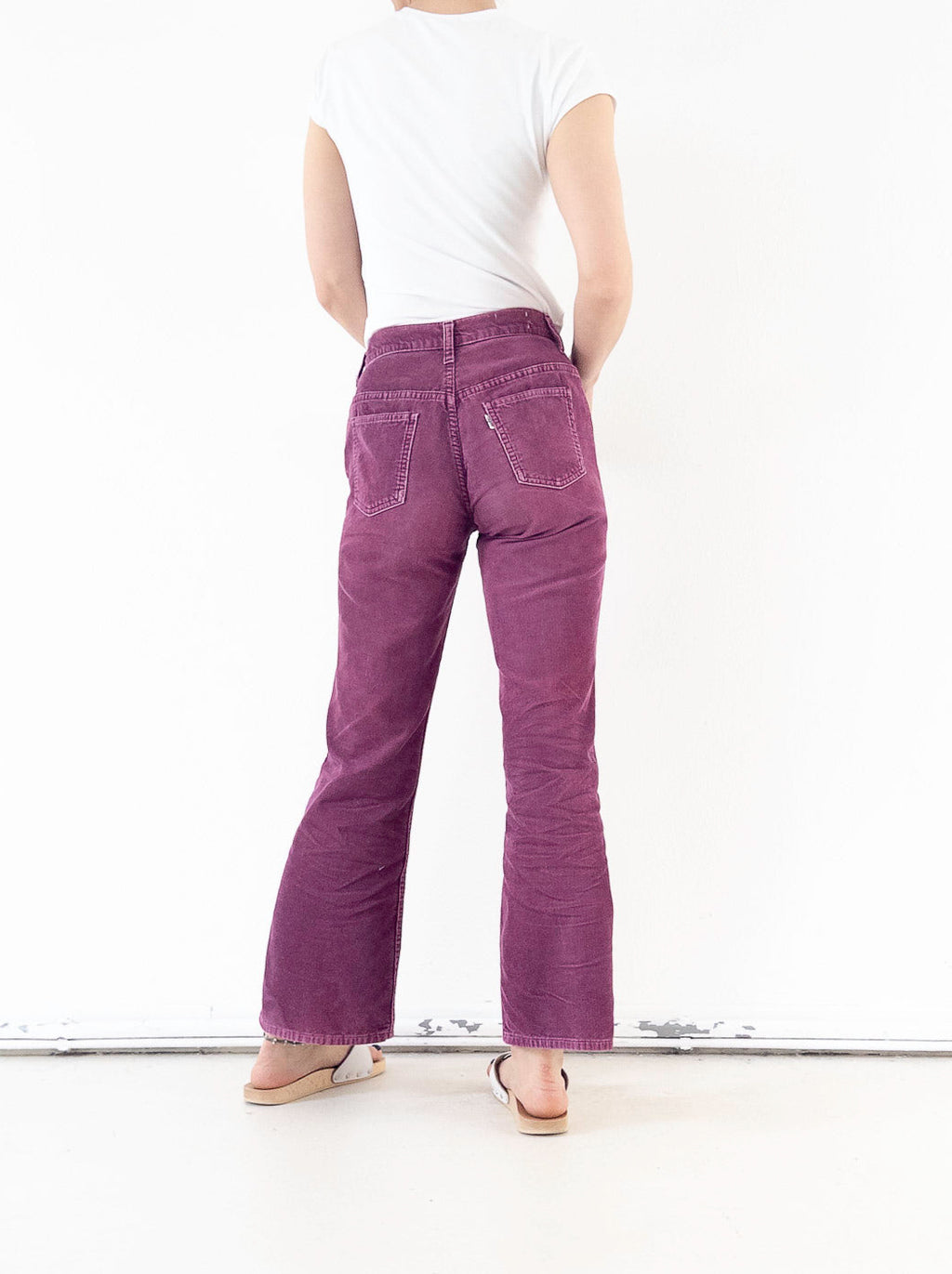 W26 L31 BIG E Levis For Gals Schlaghose 60s 70s Vintage Made in USA