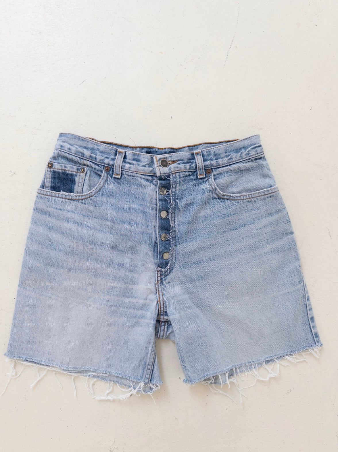 W29 - 30 Levis Shorts 80s Vintage Made in Belgium Reworked Cutoffs
