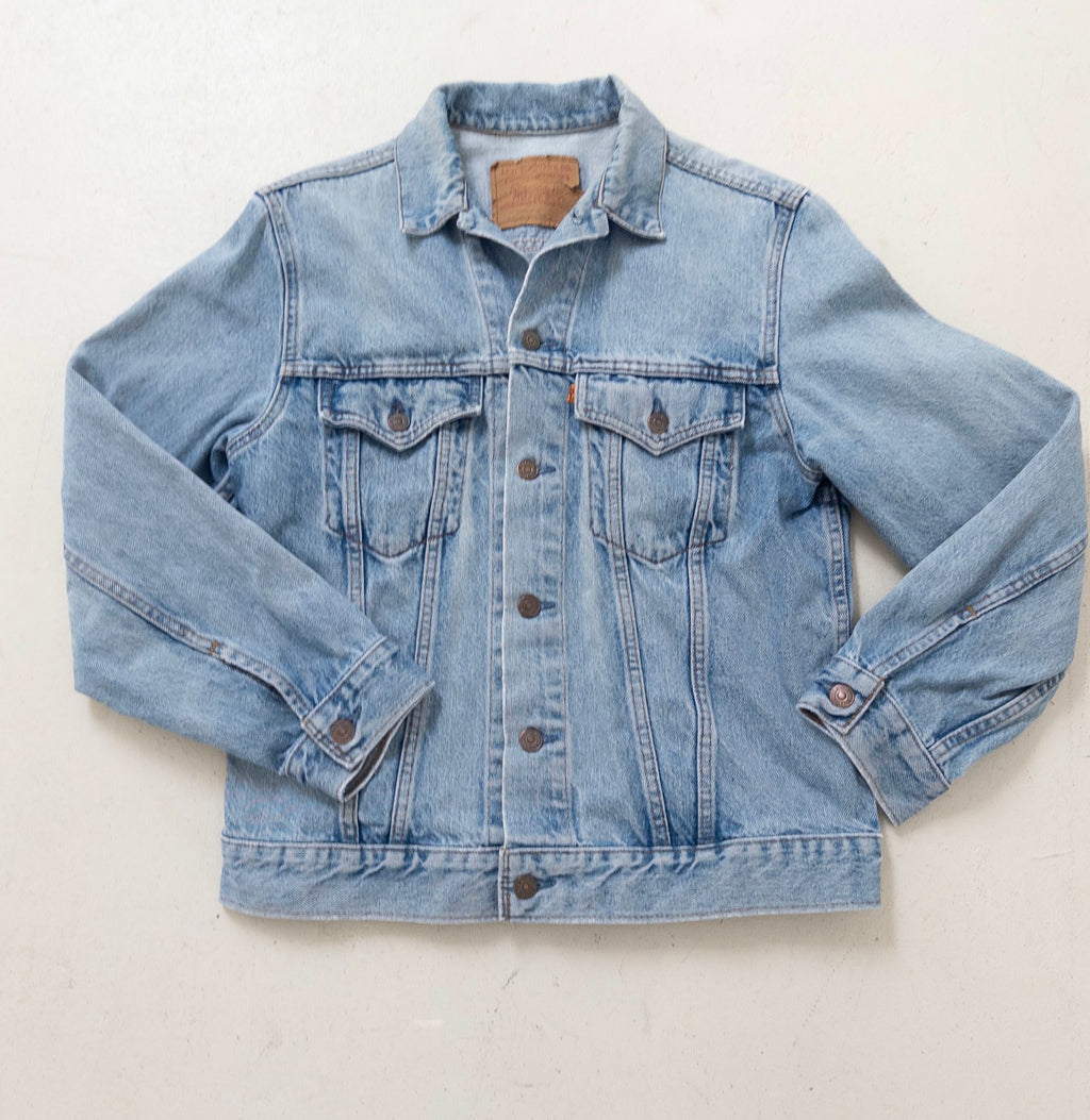 Gr. M Levis 505 Trucker Jacket 80s Vintage Made in Croatia