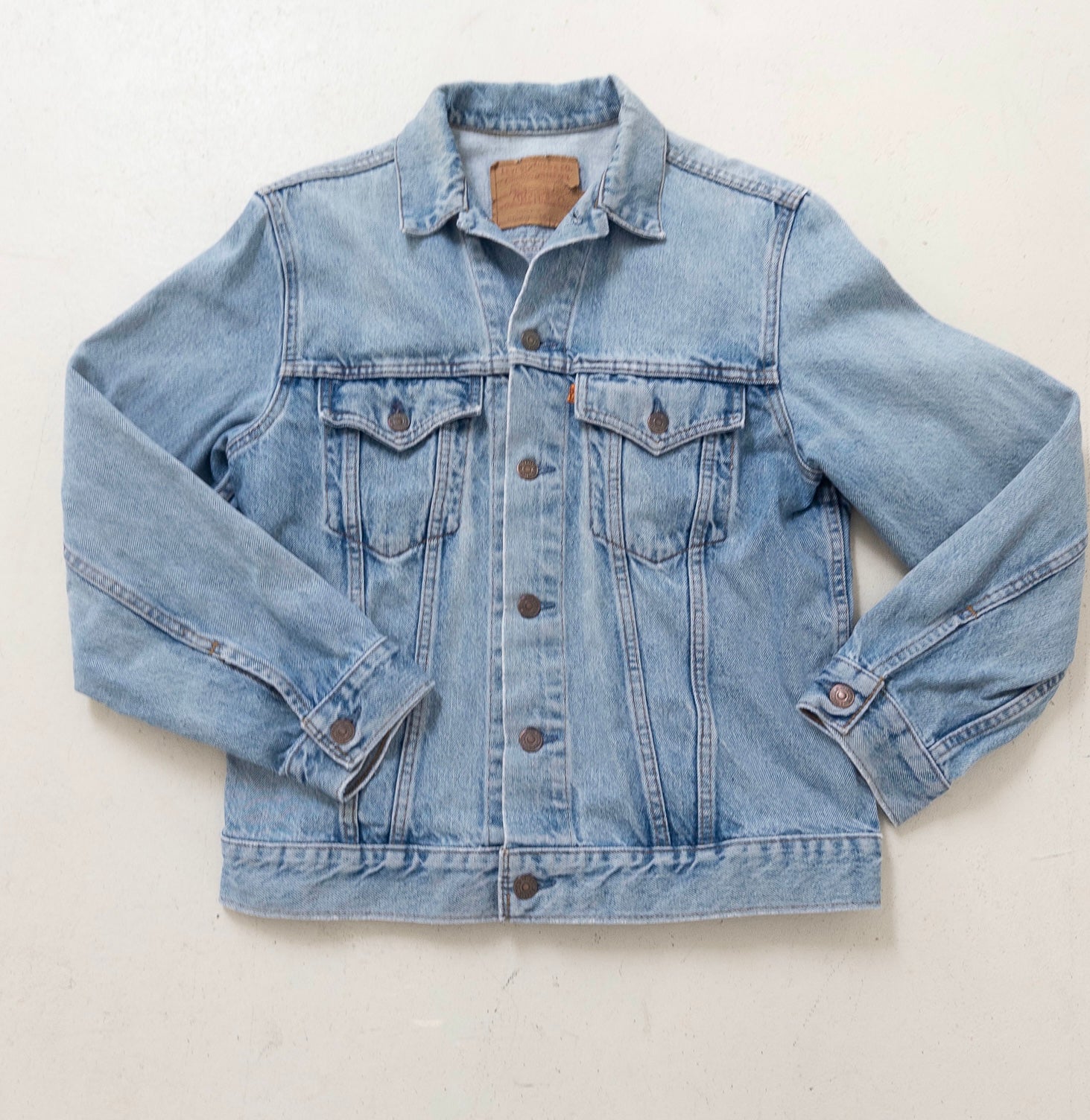 Gr. M Levis 505 Trucker Jacket 80s Vintage Made in Croatia