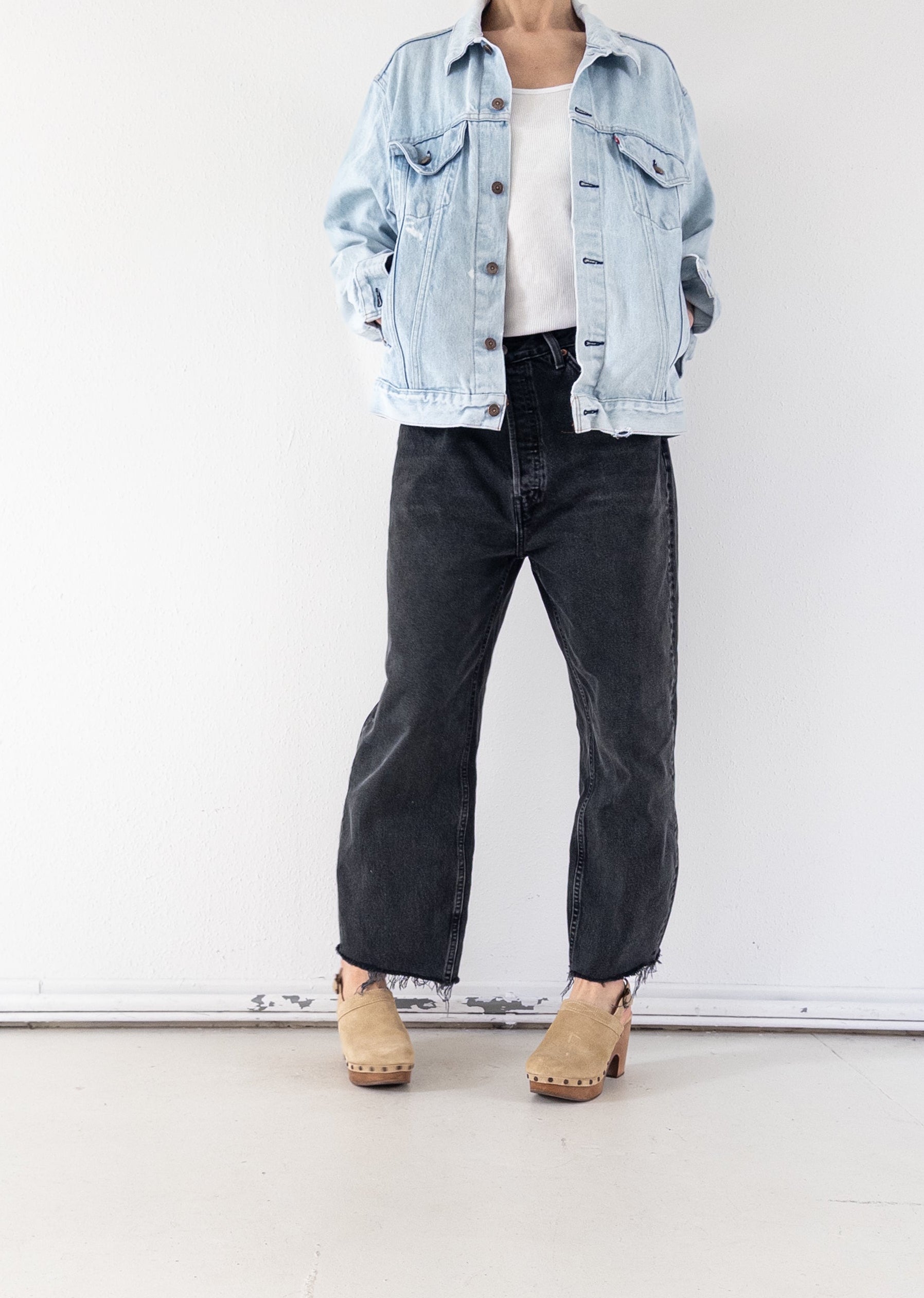 Gr. XL Levis Trucker Jacket 70s Vintage Made in USA