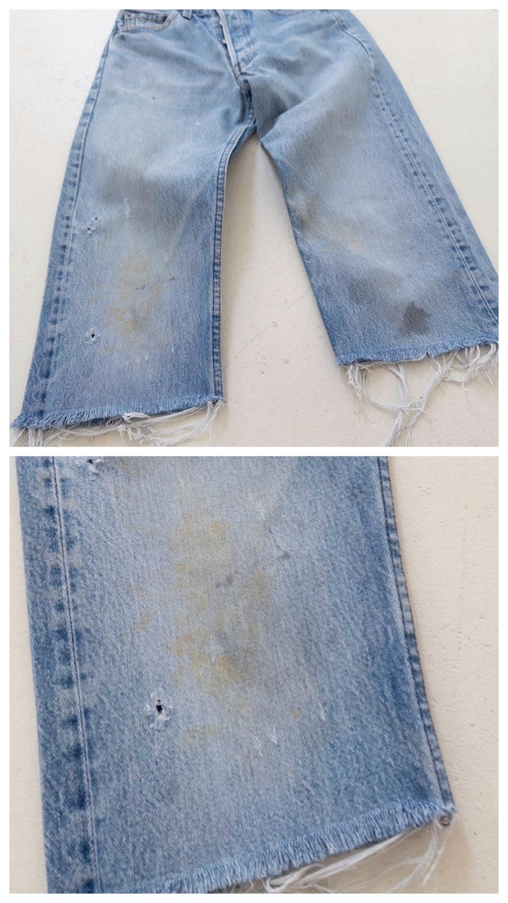 W25 -26 Levis 501 Shorts| Capri Cutoffs | 70s 80s Vintage Made in USA
