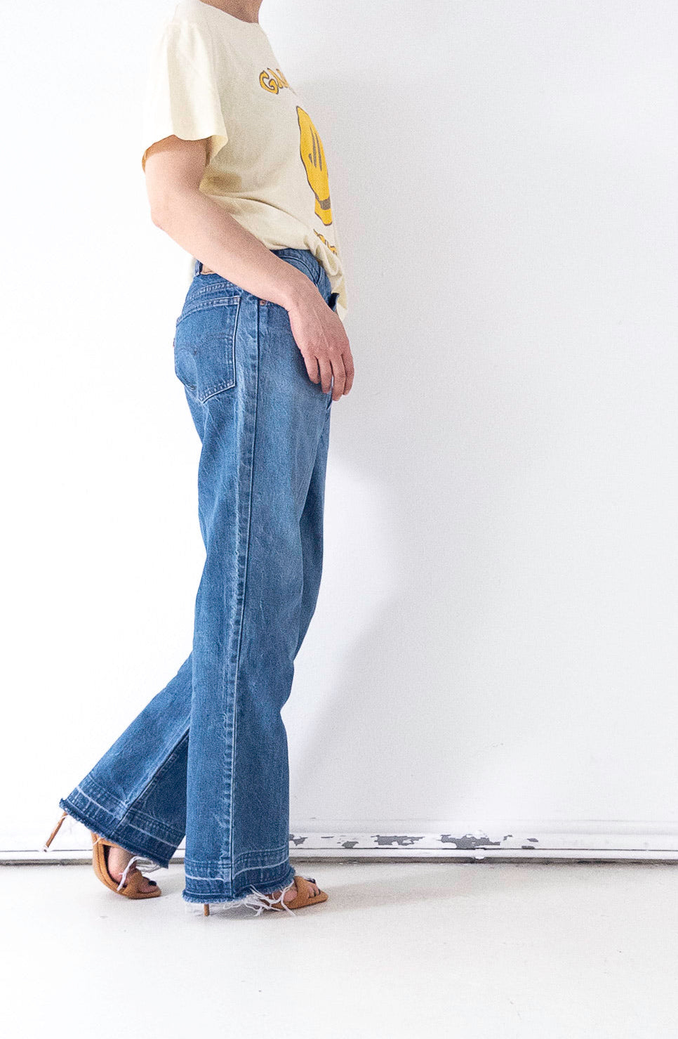 W31-32 L32 Levis 632 Flared Jeans 80s Vintage Made in Belgium