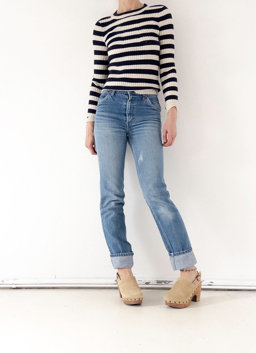 W25-26 L34  Levis 631 Jeans 80s Vintage