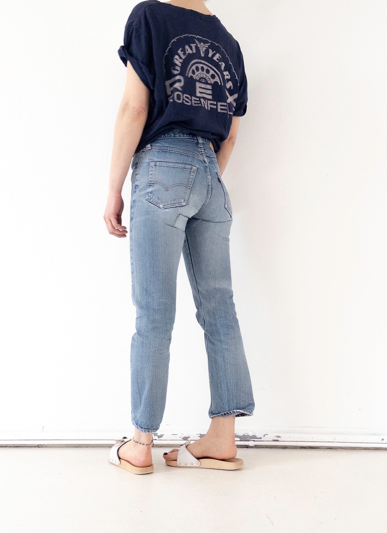 W24 - 25 Levis 501 Selvedge 70s Vintage Made in USA