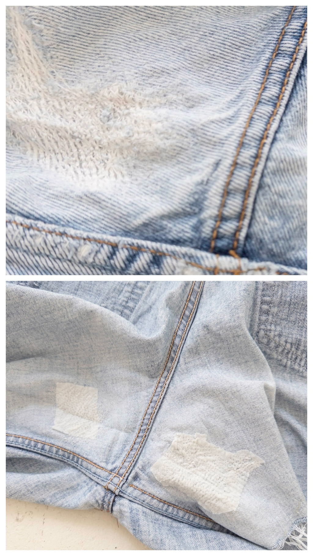 W29 - 30 Levis Shorts 80s Vintage Made in Belgium Reworked Cutoffs