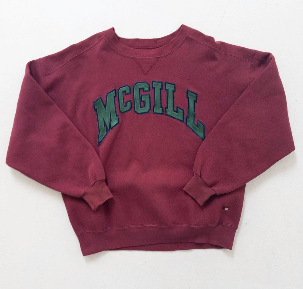 Gr.XL Russell Athletic Mcgill College Sweater 90s Vintage Made in USA