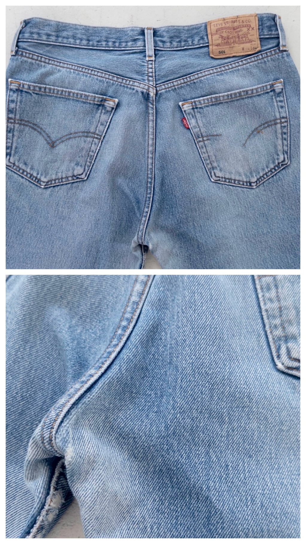 W32 L36 Levis 501 90s Vintage
