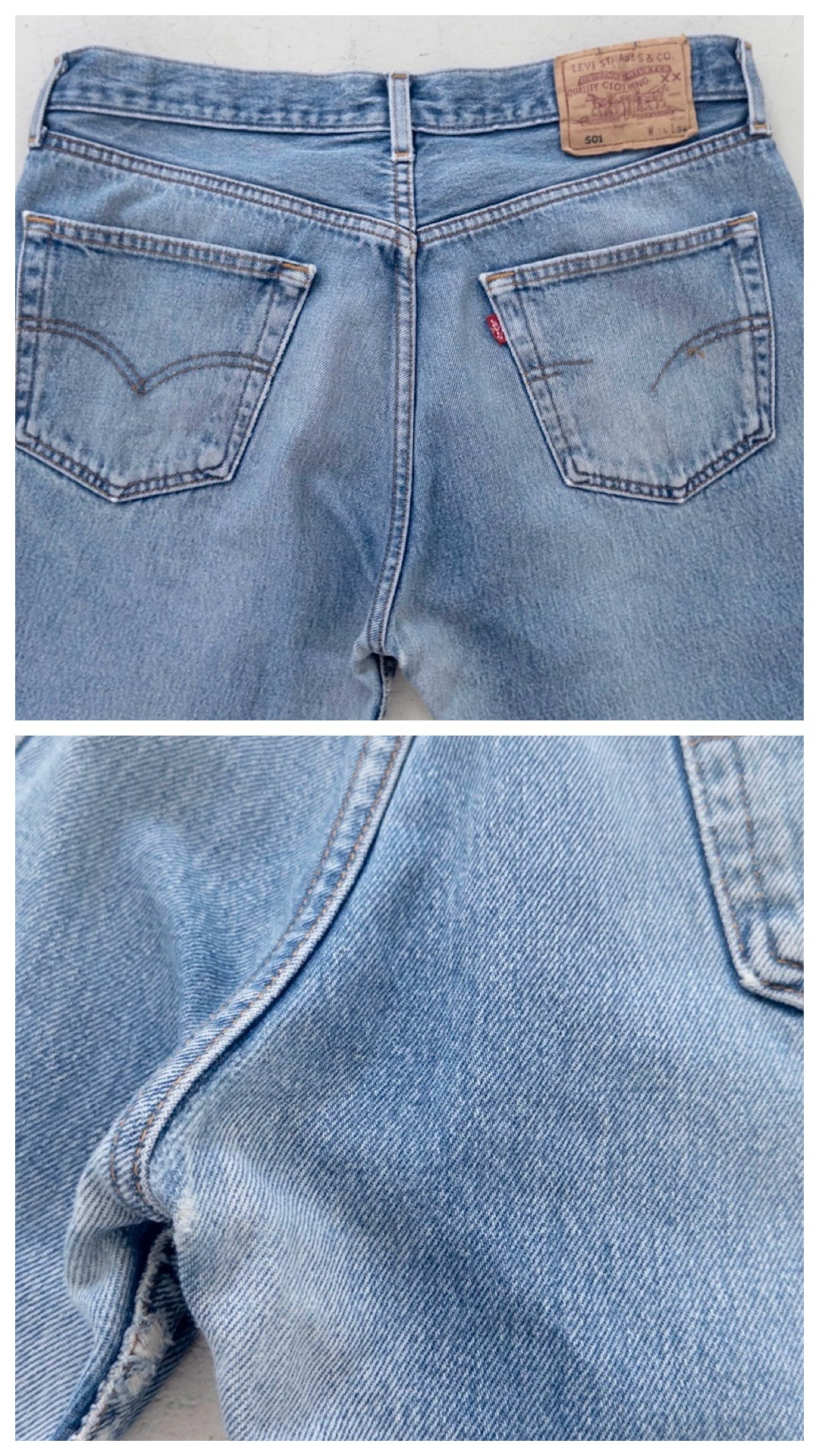 W32 L36 Levis 501 90s Vintage