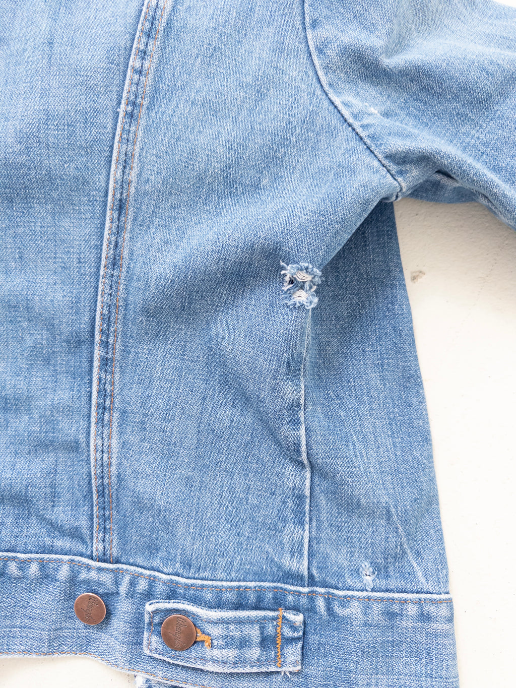 Gr. XXS - XS Wrangler Jeansjacke 70s Vintage Made in USA