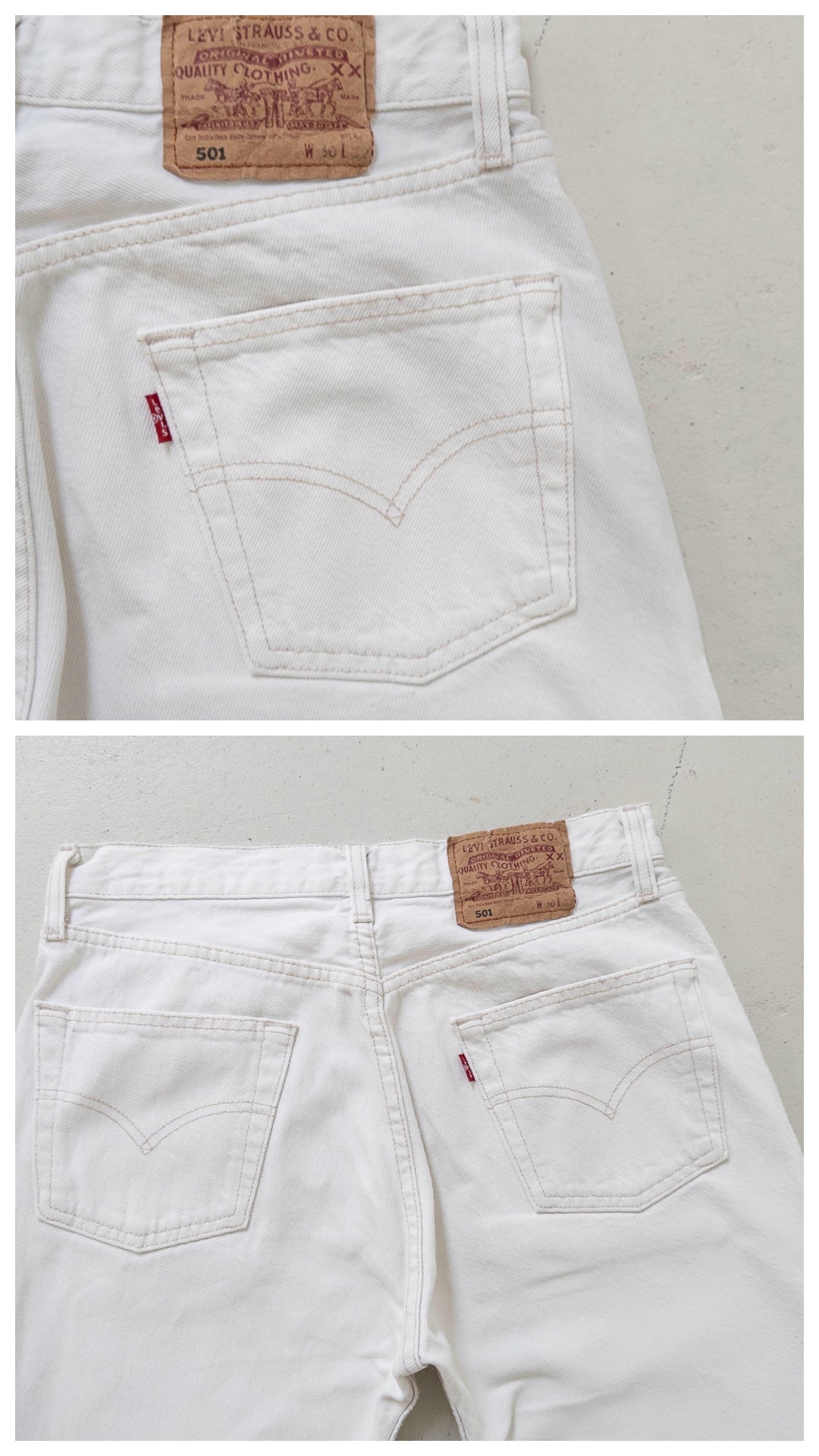 W28 - 29 Levis 501 90s Vintage Made in Poland