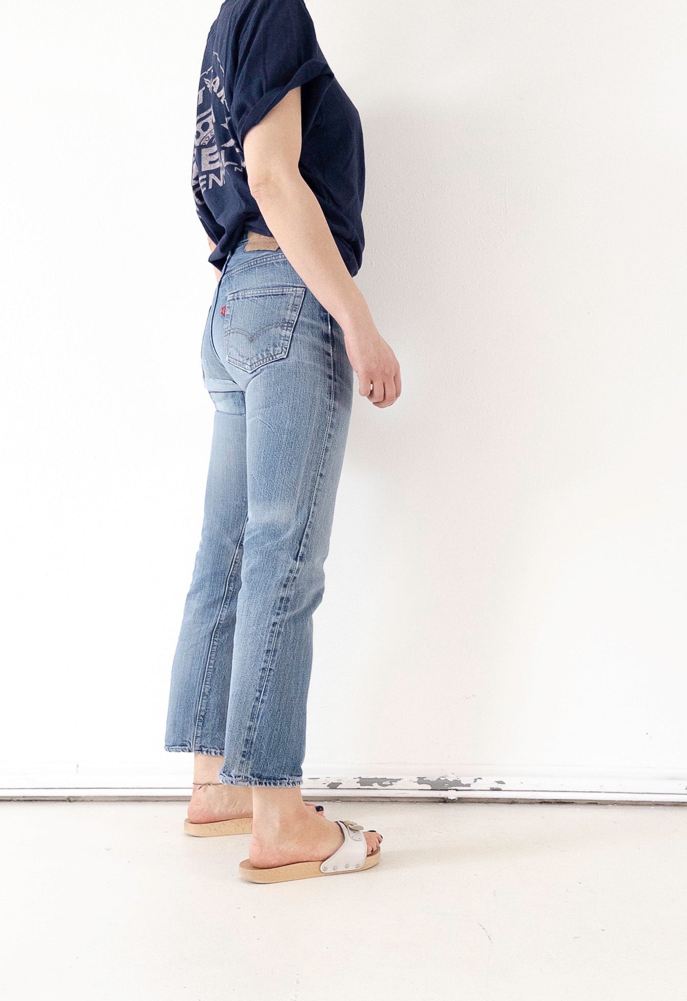 W24 - 25 Levis 501 Selvedge 70s Vintage Made in USA