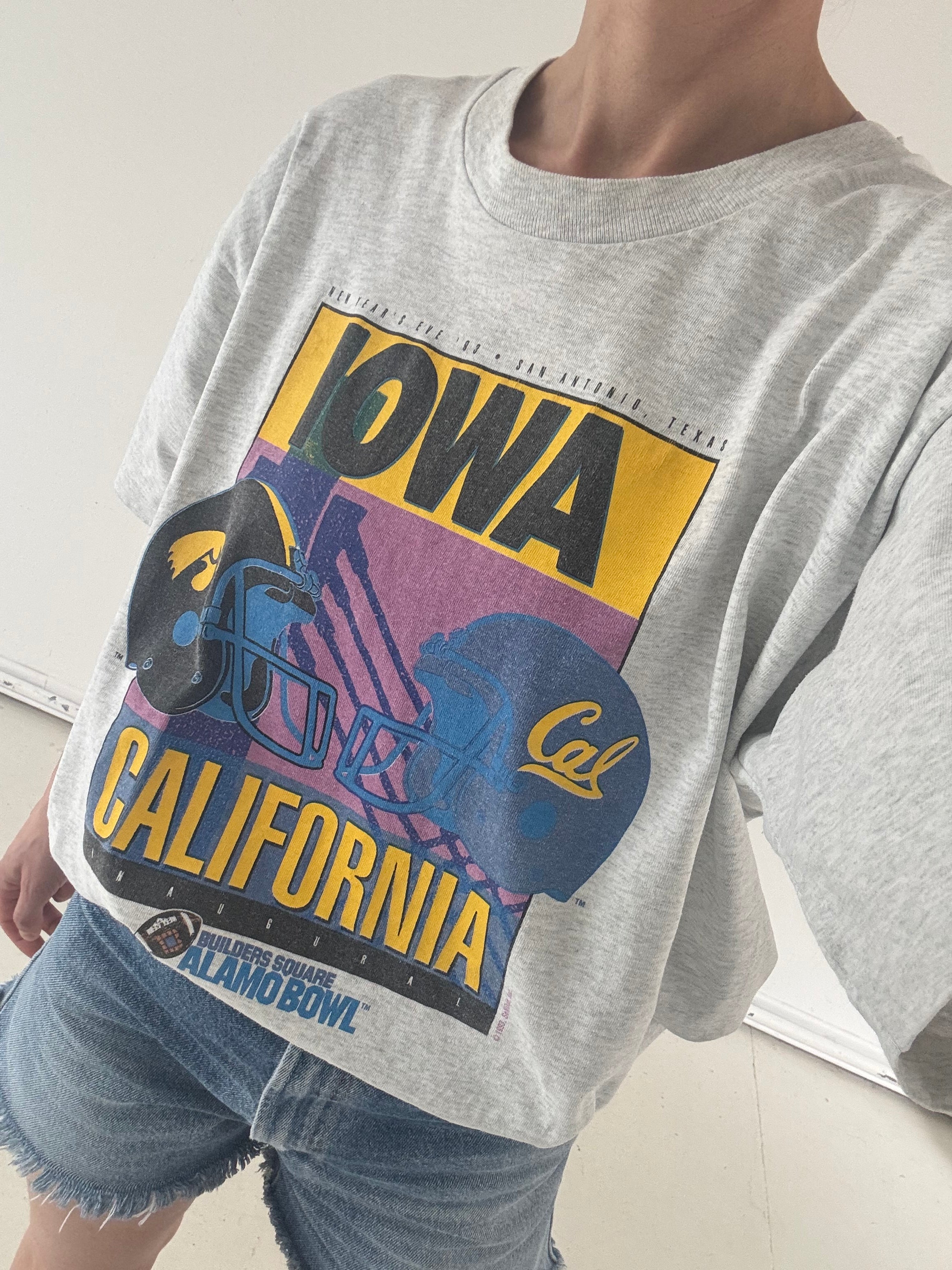 Gr. XL Fruit of the Loom T-Shirt Single Stitch College Football Alamo Bowl 1993 90s Vintage Made in USA