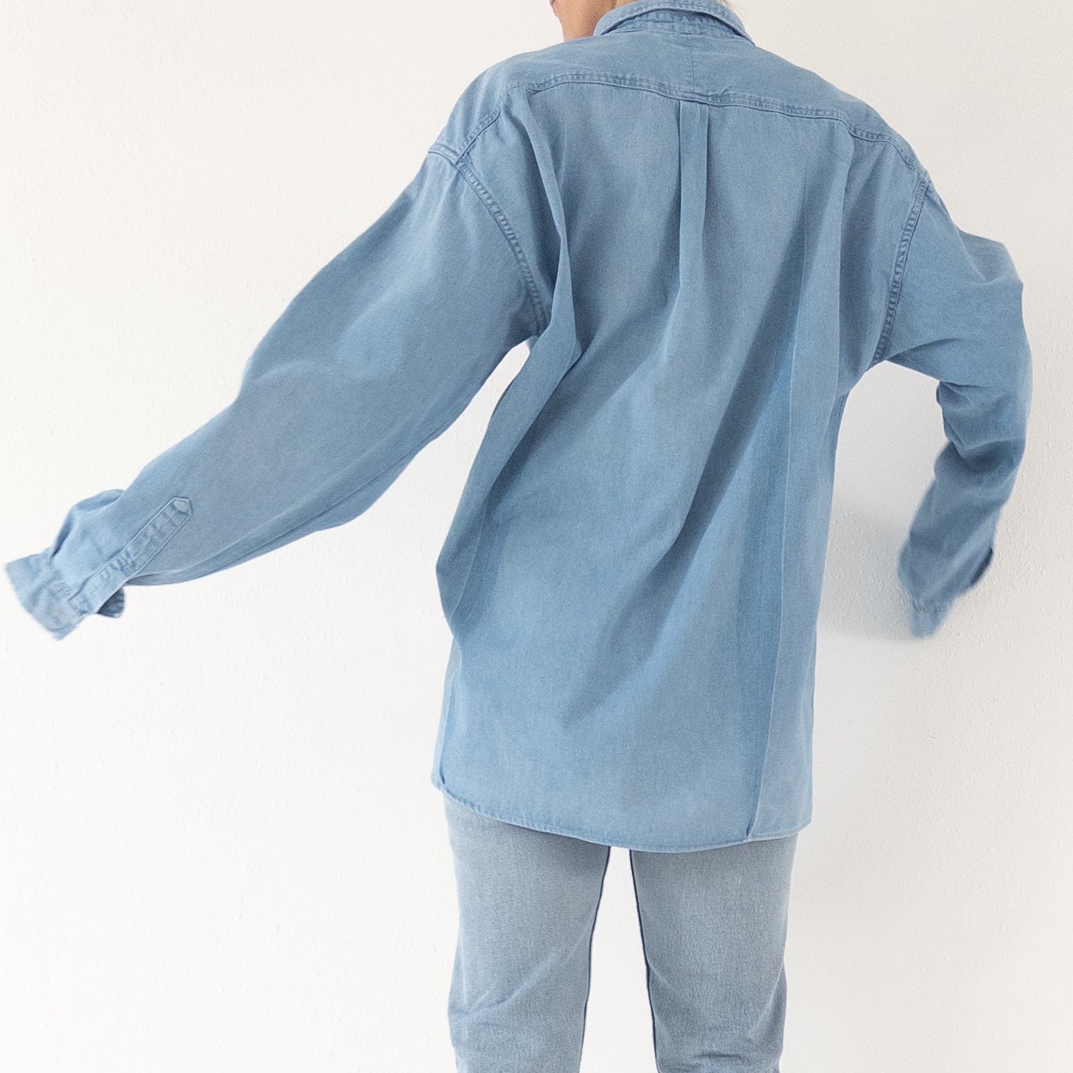 Gr.XL Polo by Ralph Lauren Jeanshemd 80s Vintage Made in USA