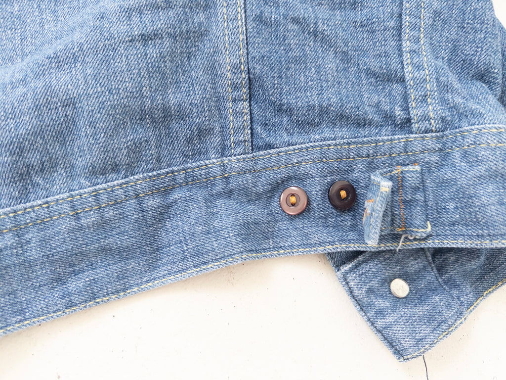 Gr. XS - S Lee Jeansjacke 70s Vintage Made in USA