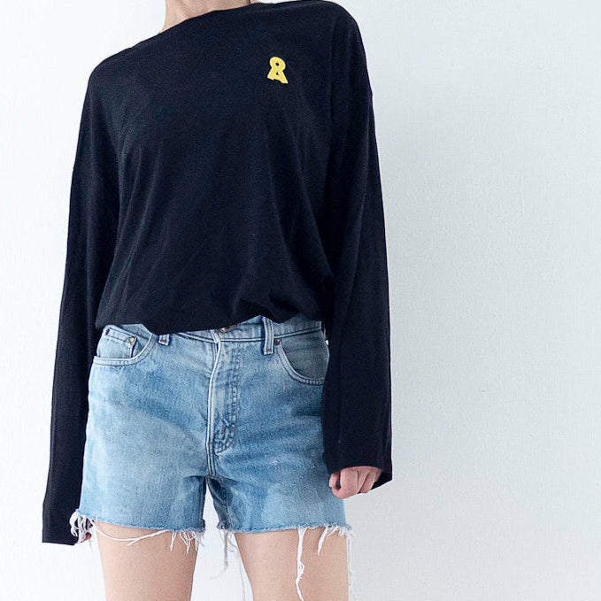 W29 Levis 545 Leather Tab Shorts| Cutoffs | 70s Vintage Made in Belgium