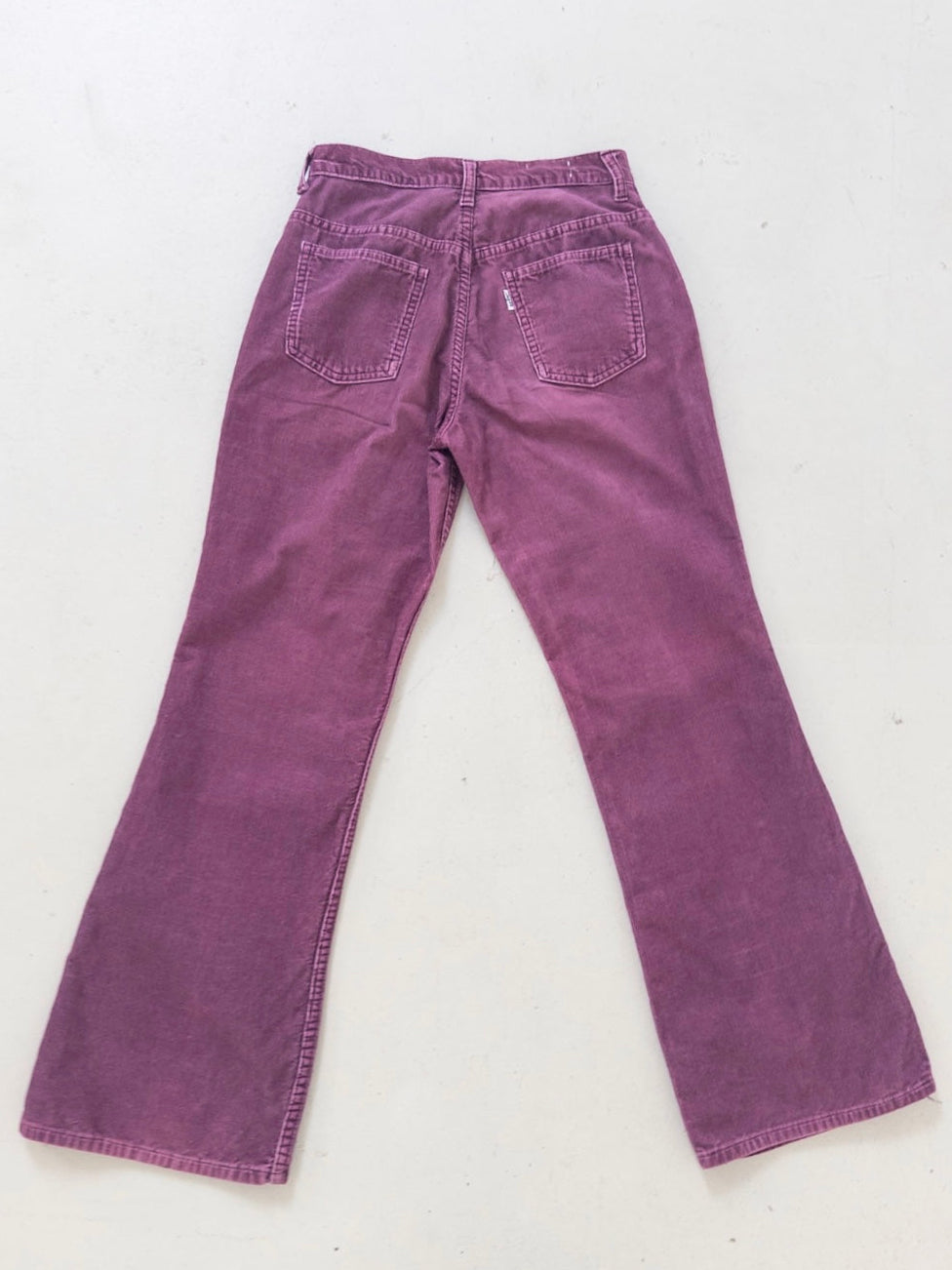 W26 L31 BIG E Levis For Gals Schlaghose 60s 70s Vintage Made in USA